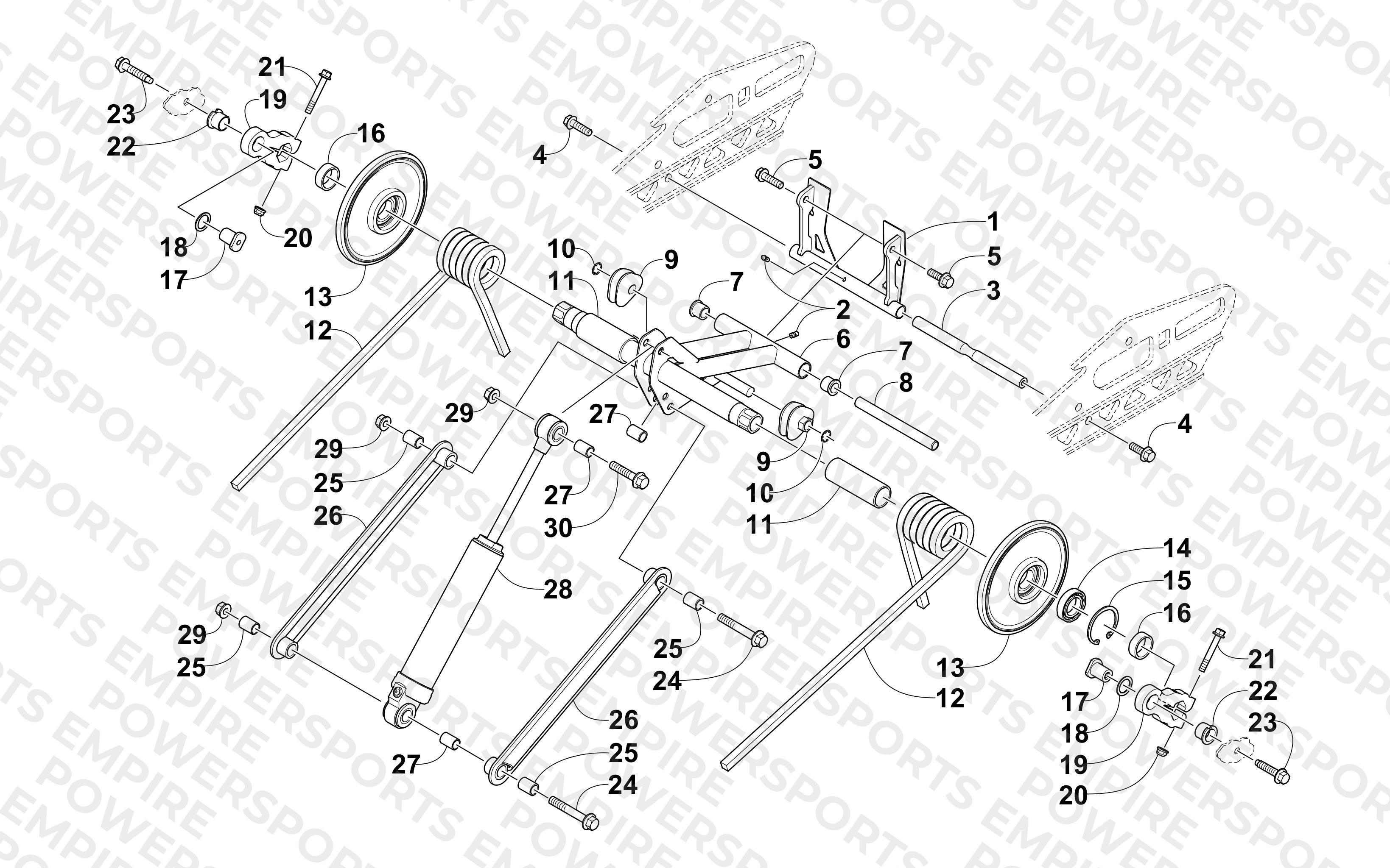REAR SUSPENSION REAR ARM ASSEMBLY