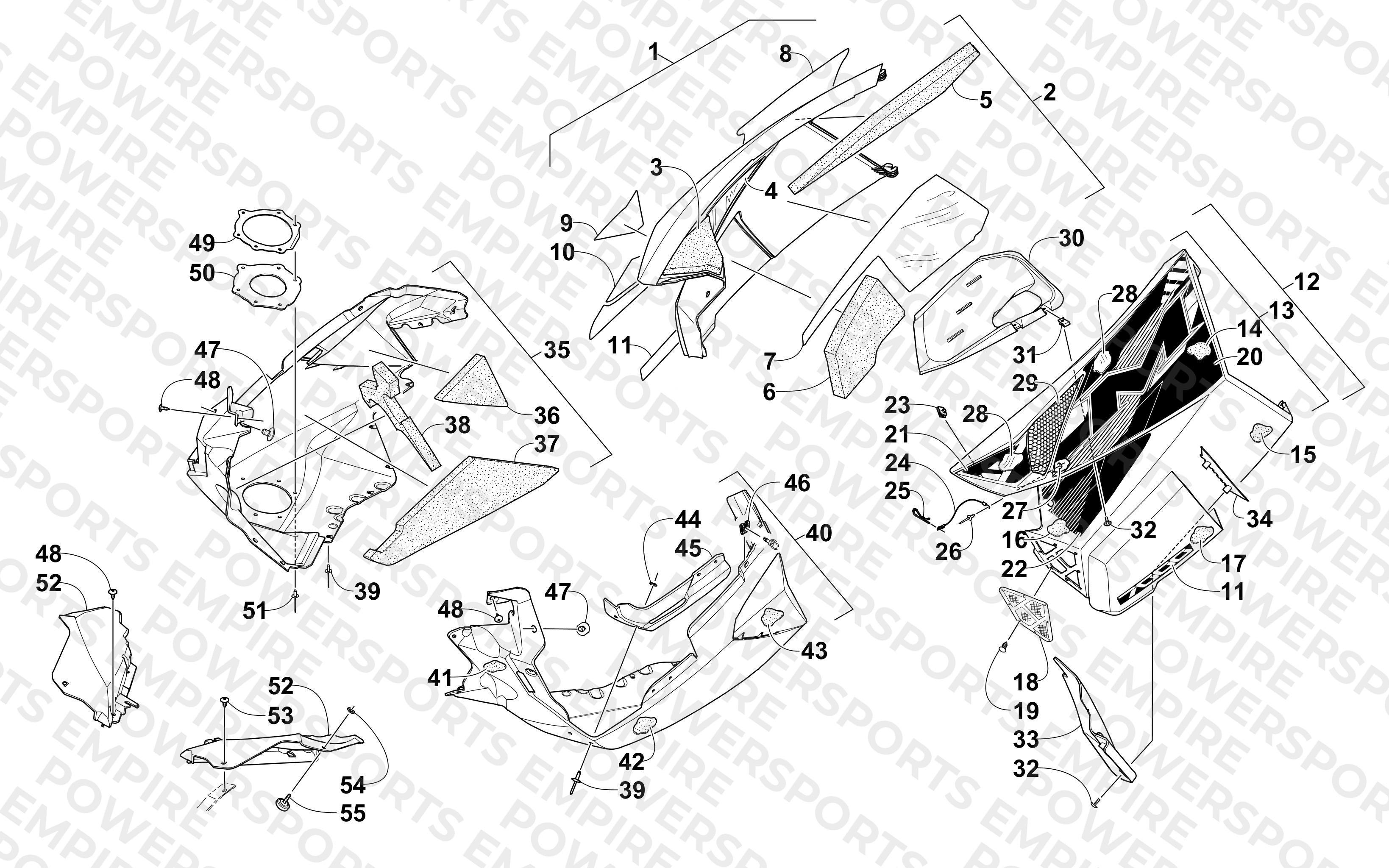 SKID PLATE AND SIDE PANEL ASSEMBLY