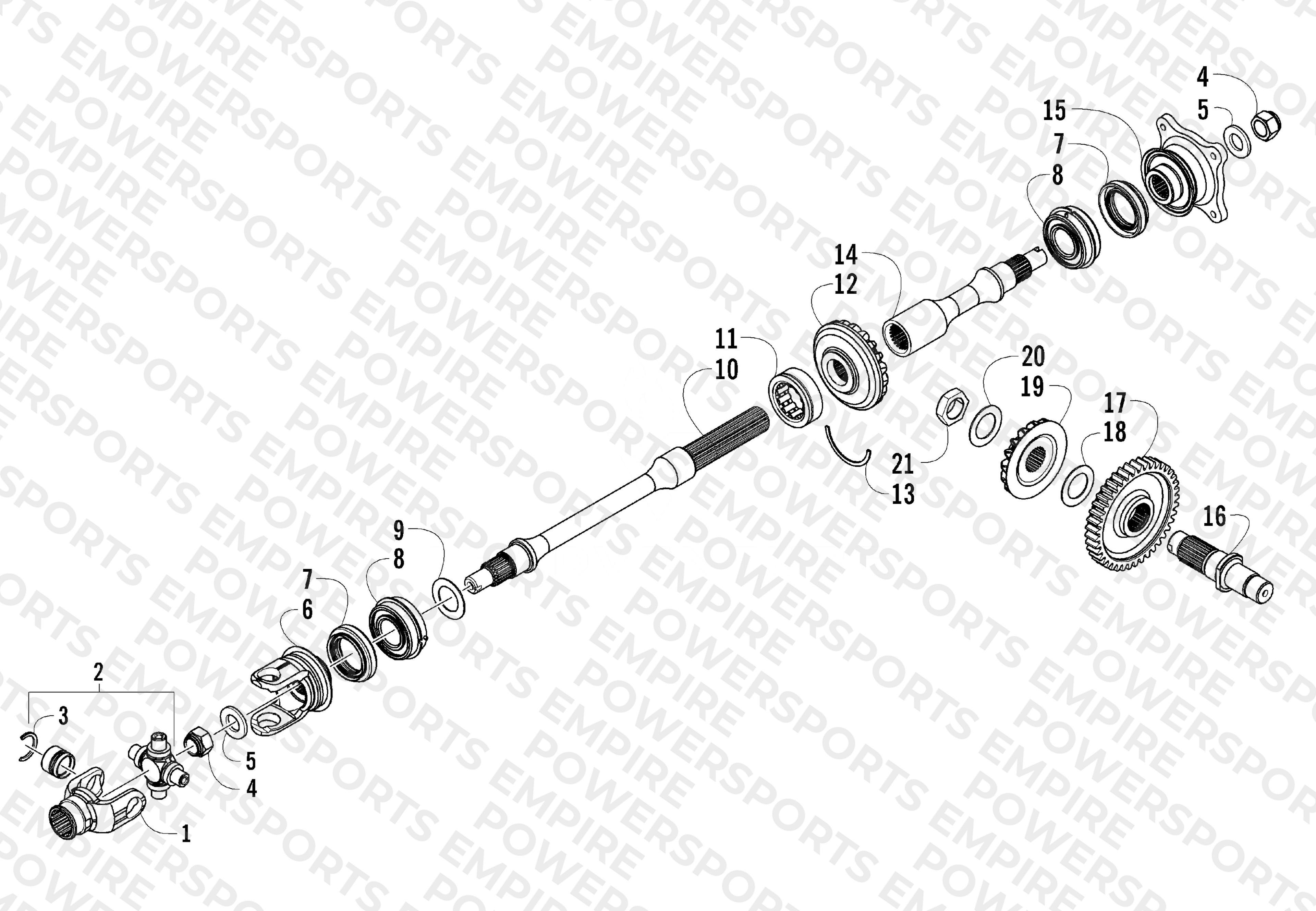SECONDARY DRIVE ASSEMBLY