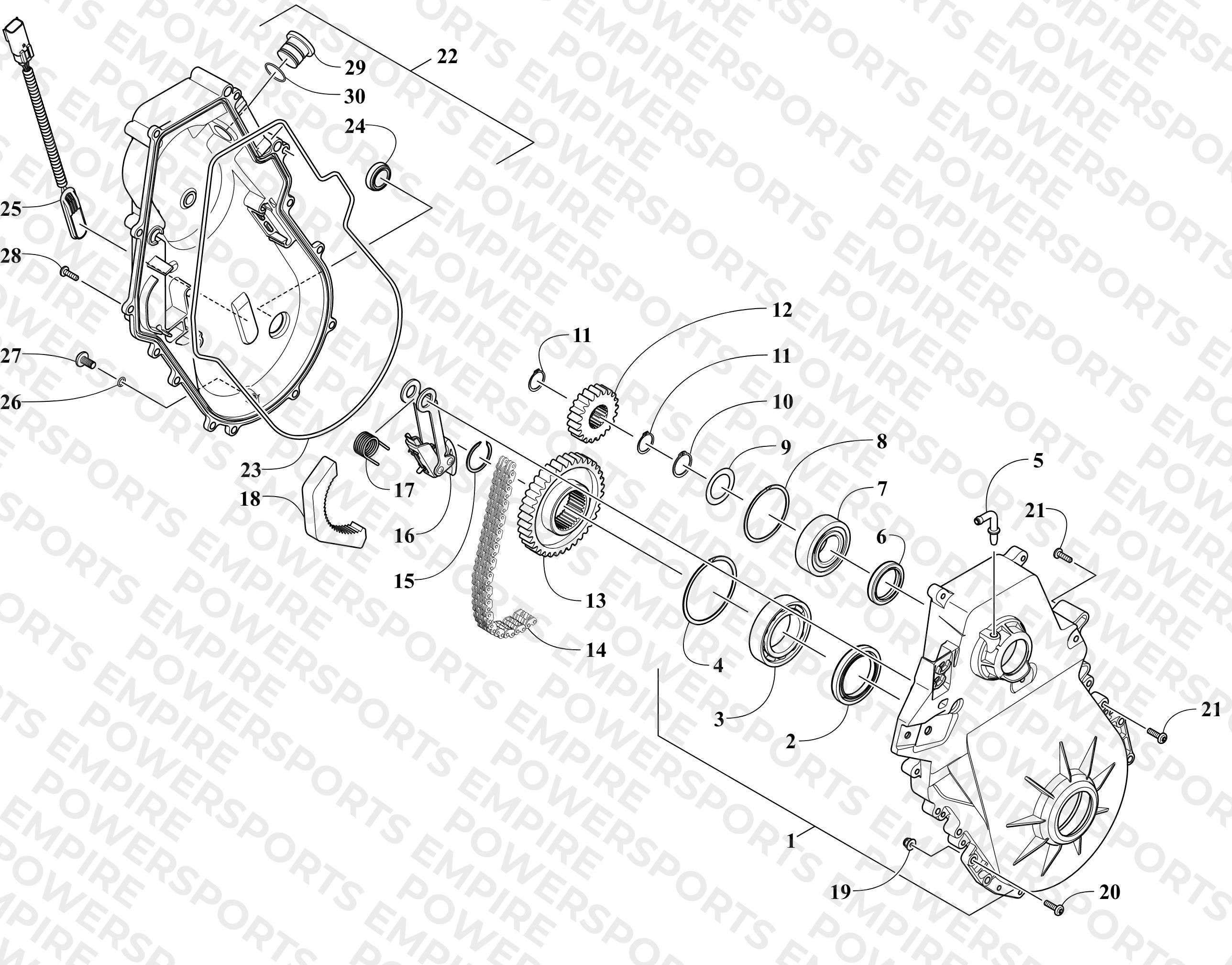 CHAIN CASE ASSEMBLY