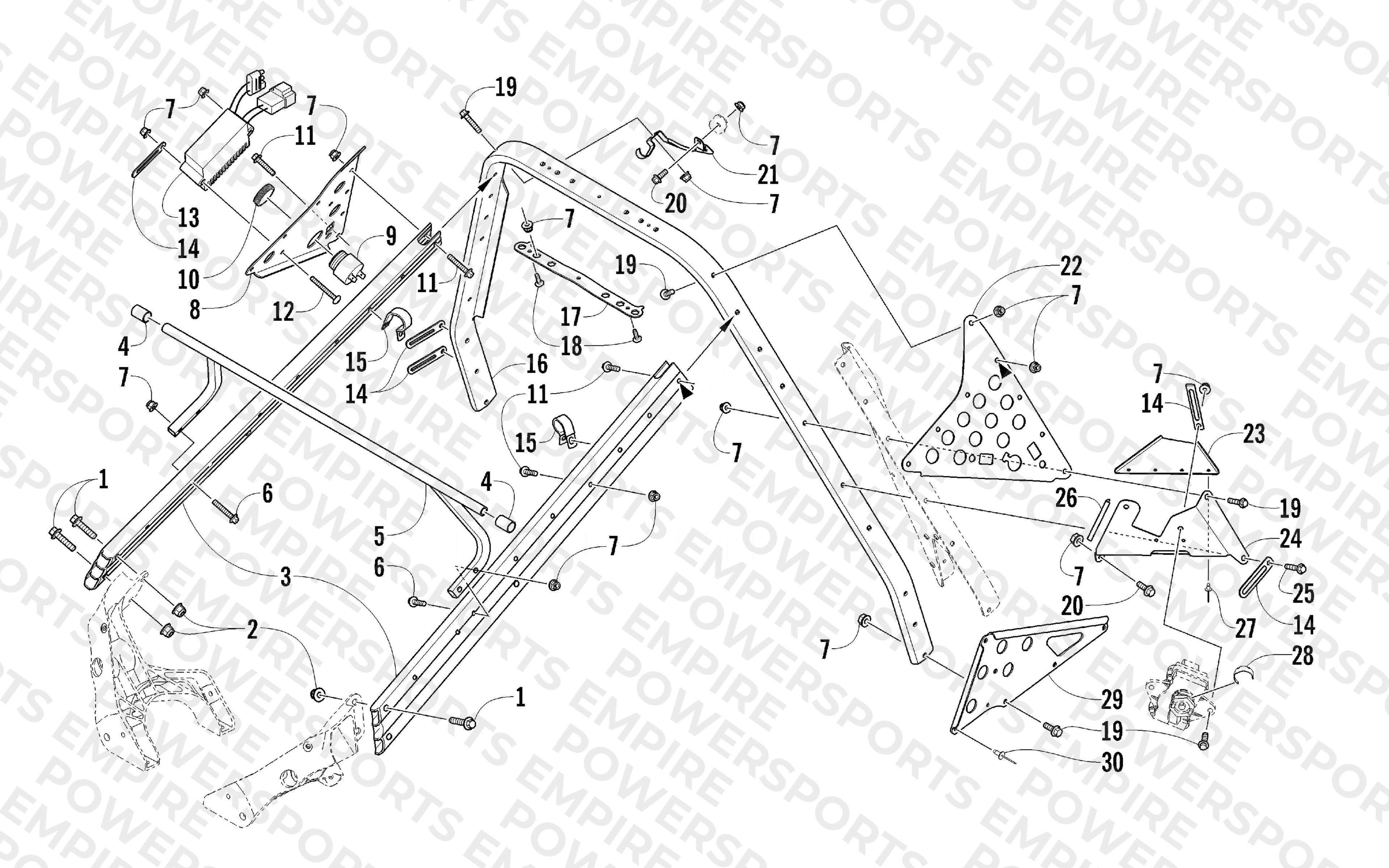 STEERING SUPPORT ASSEMBLY
