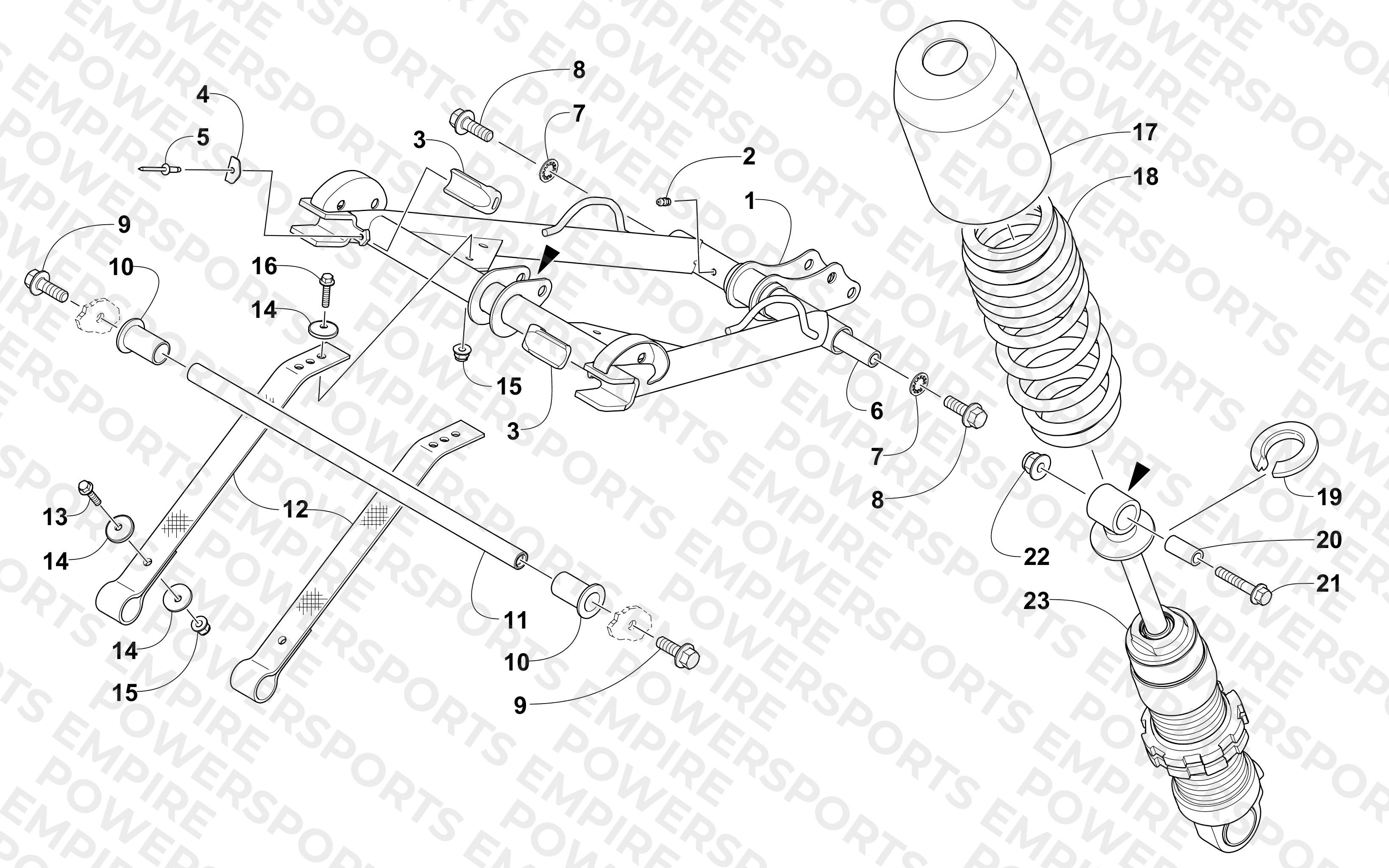 REAR SUSPENSION FRONT ARM ASSEMBLY
