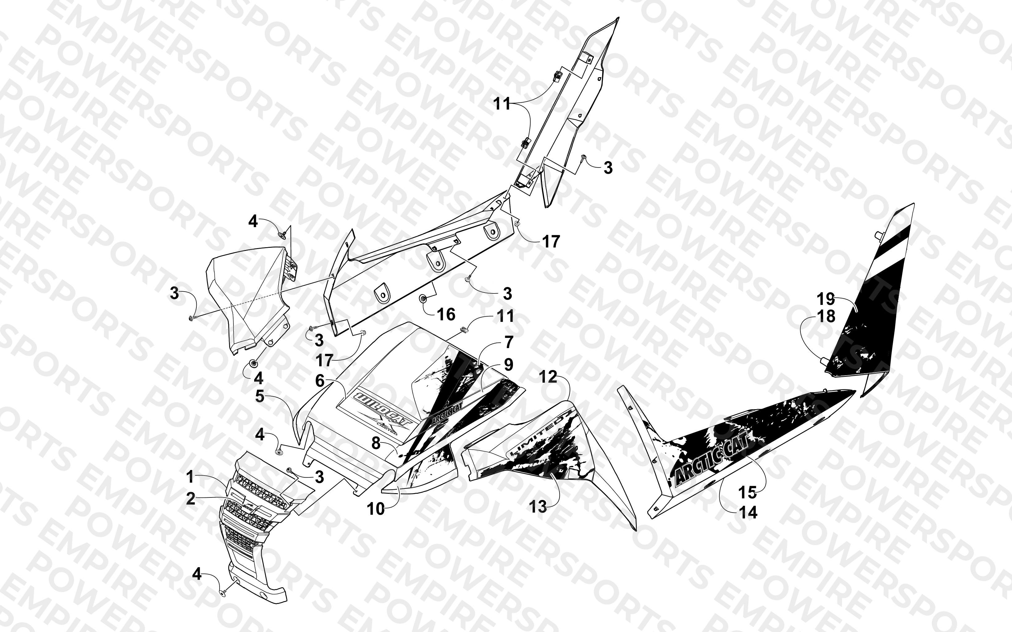 FRONT AND SIDE PANEL ASSEMBLIES