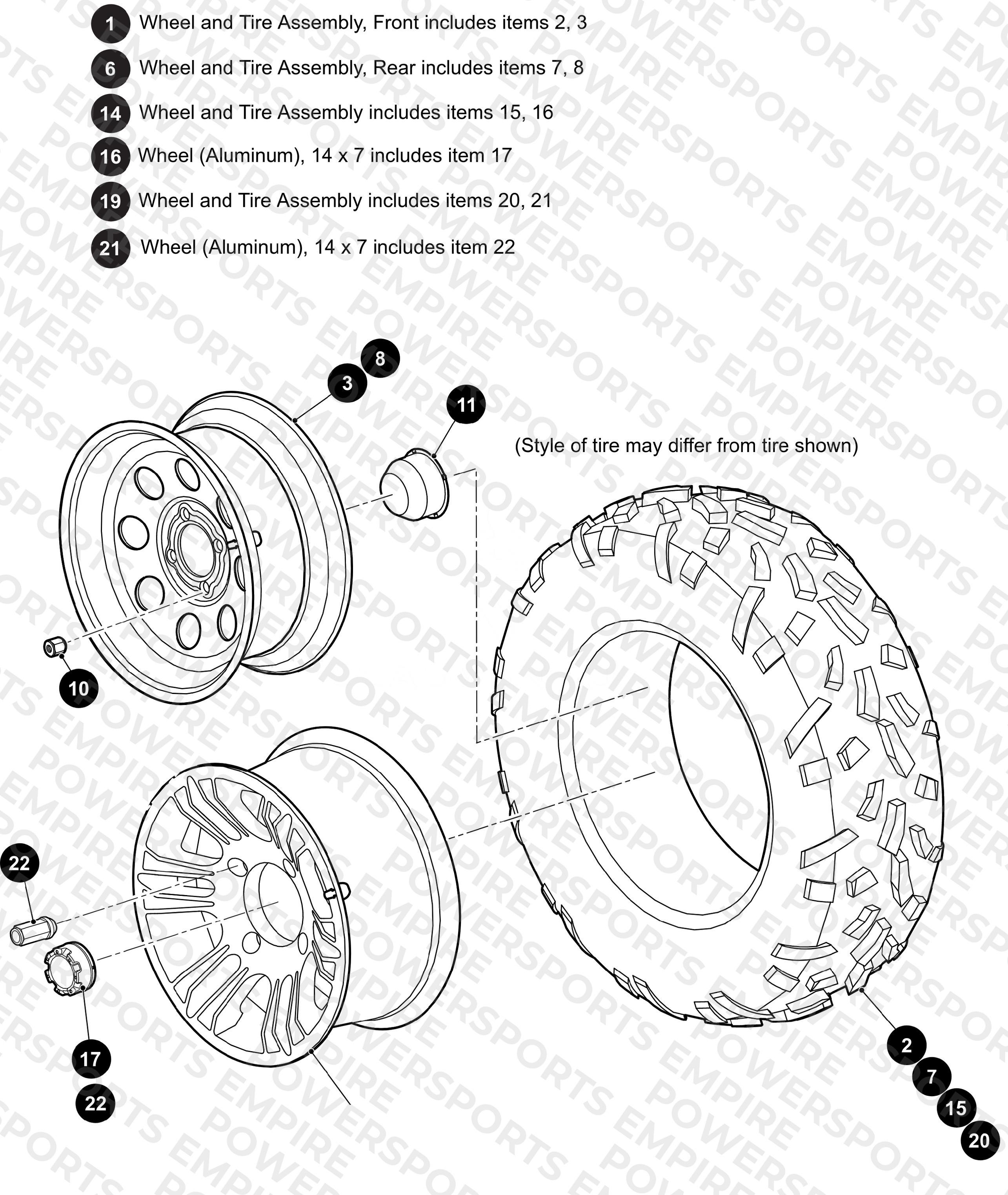 WHEELS AND TIRES