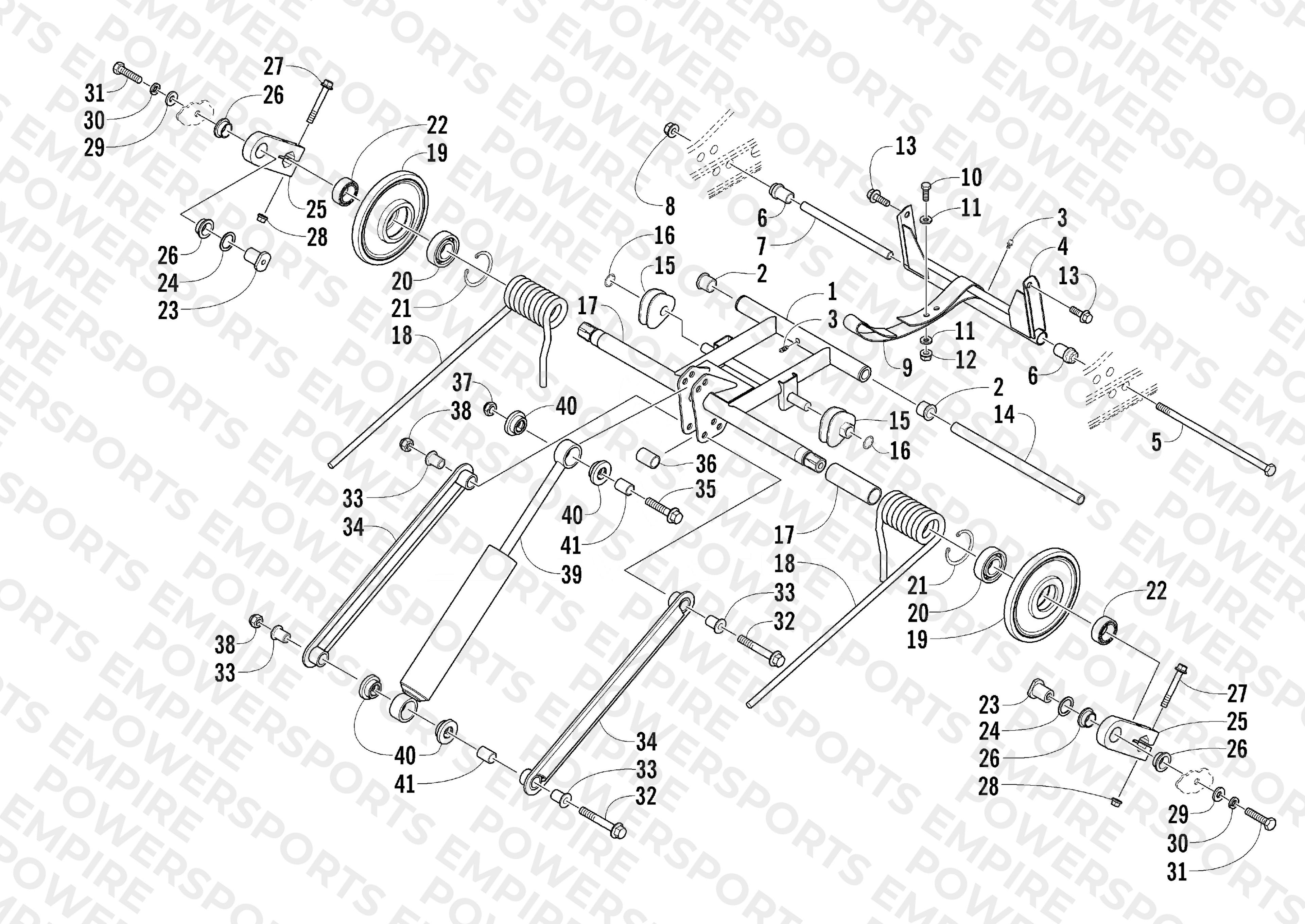 REAR SUSPENSION REAR ARM ASSEMBLY