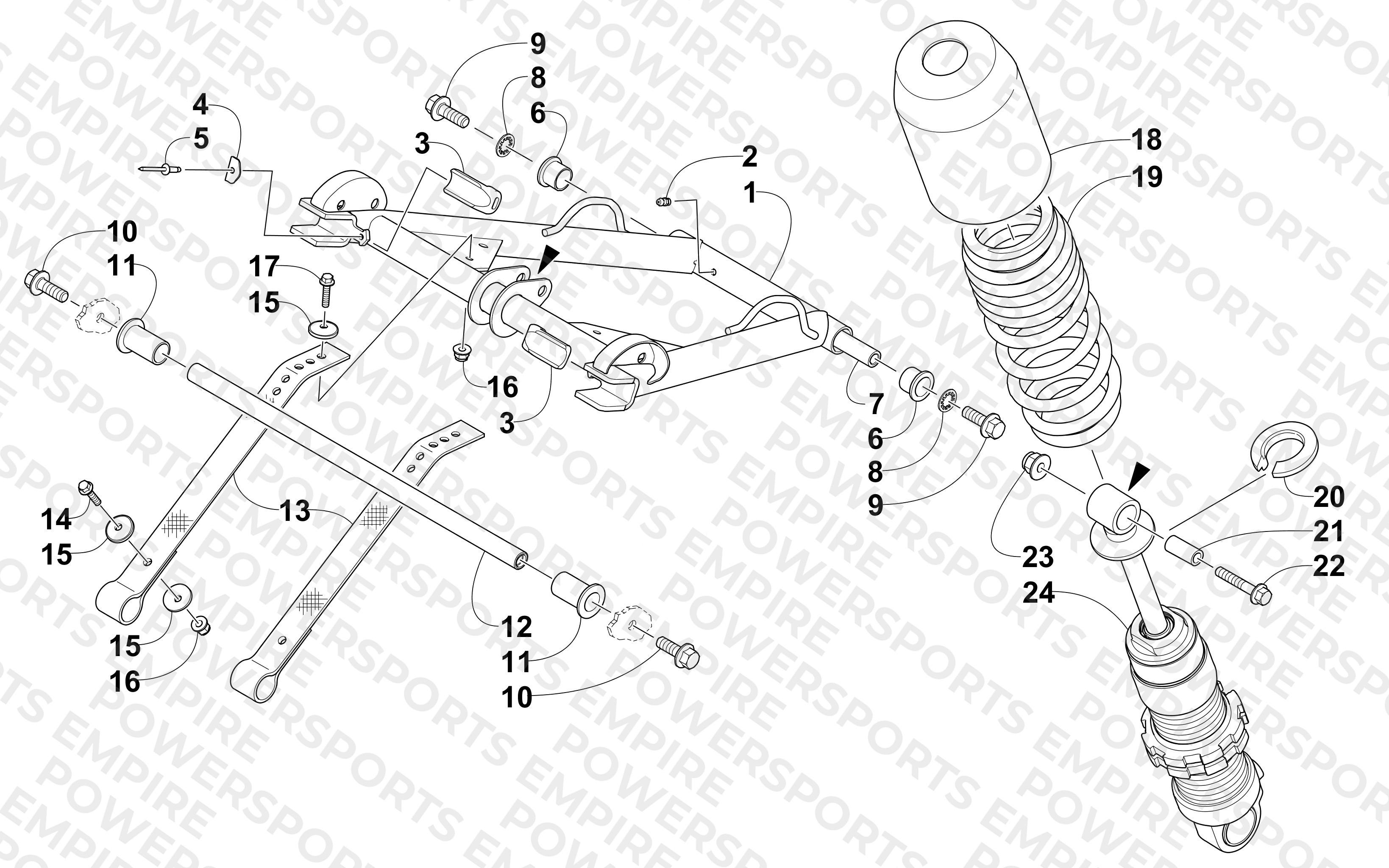 REAR SUSPENSION FRONT ARM ASSEMBLY