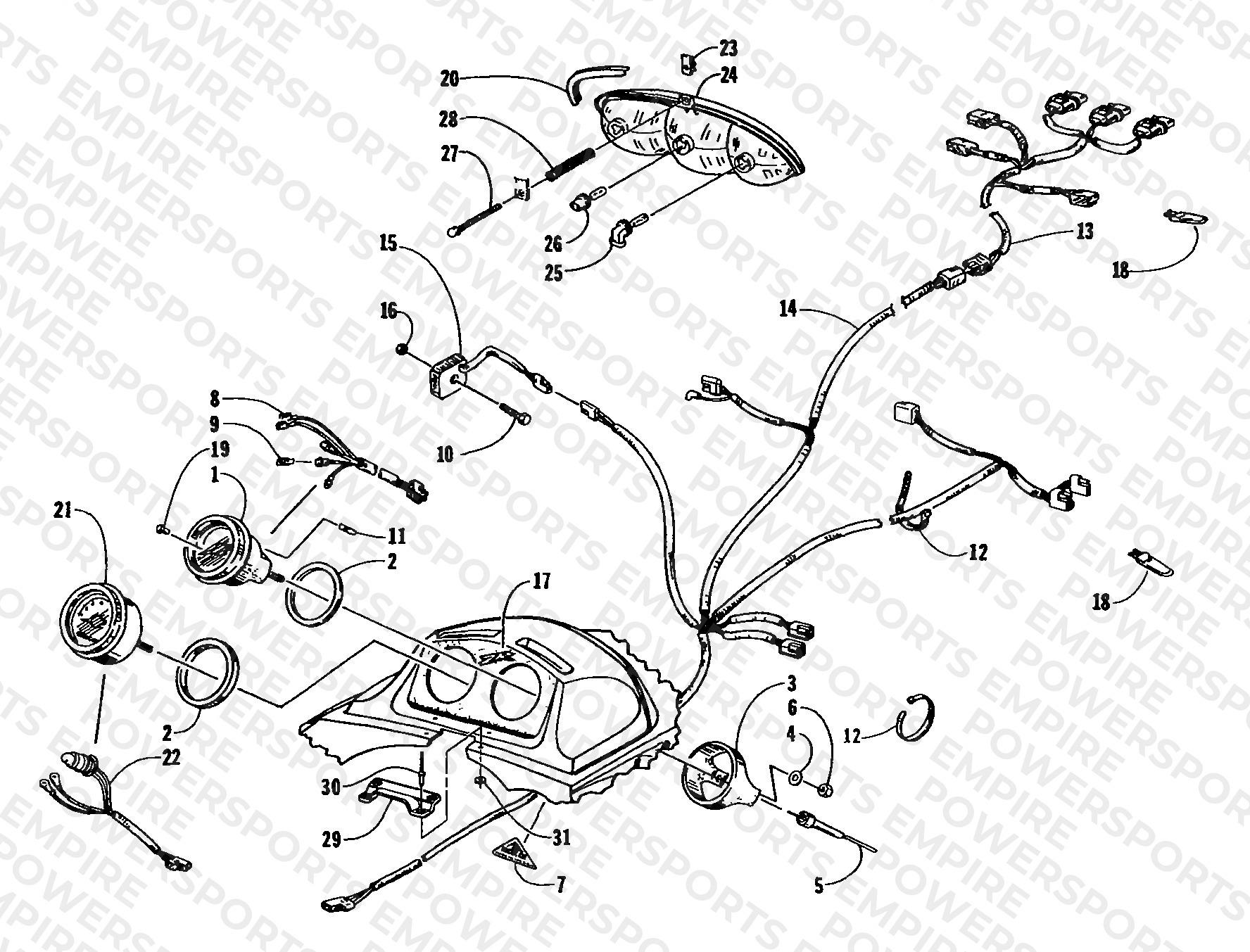 HEADLIGHTS INSTRUMENTS AND WIRING ASSEMBLIES