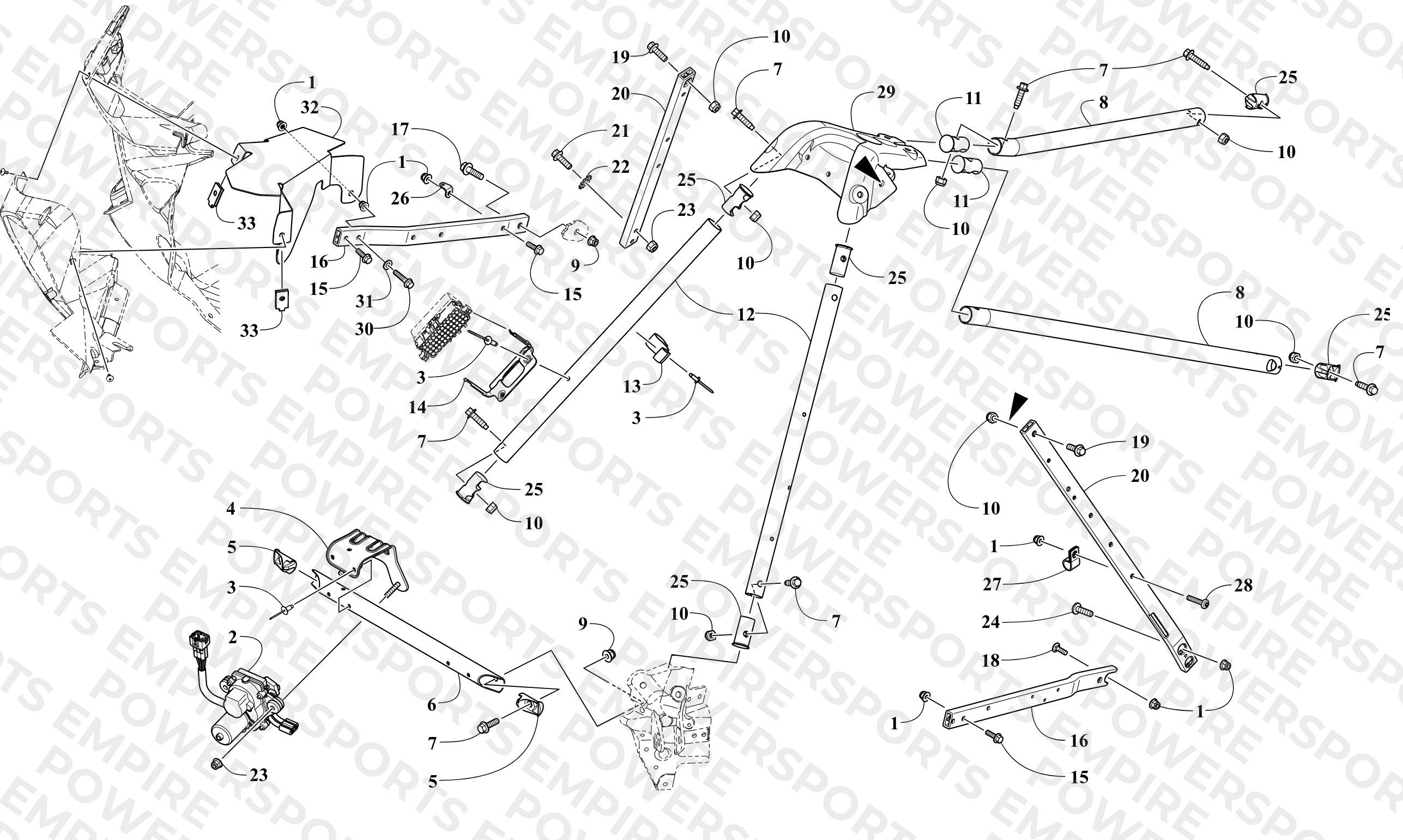STEERING SUPPORT ASSEMBLY