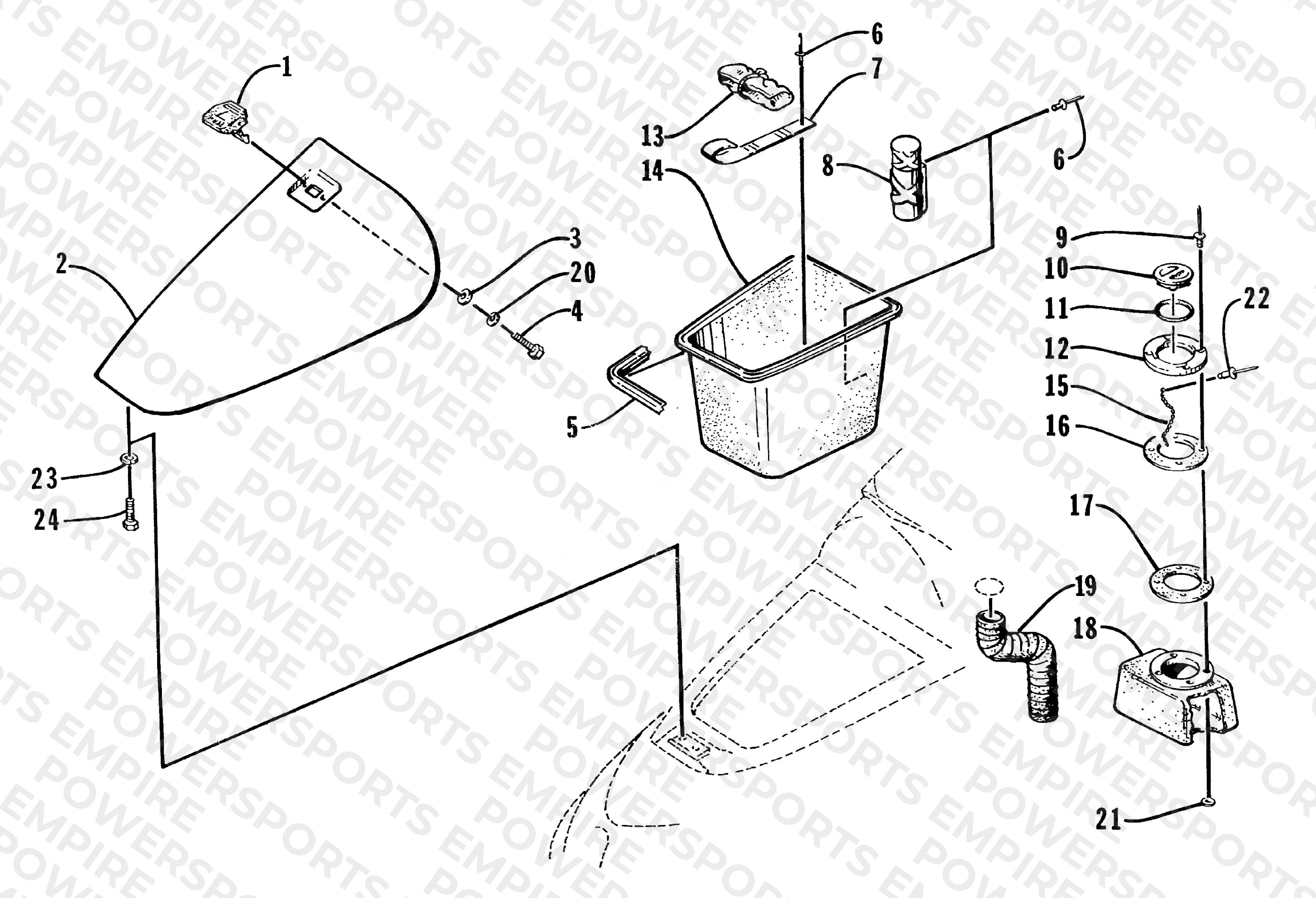 HATCH COVER AND STORAGE TRAY