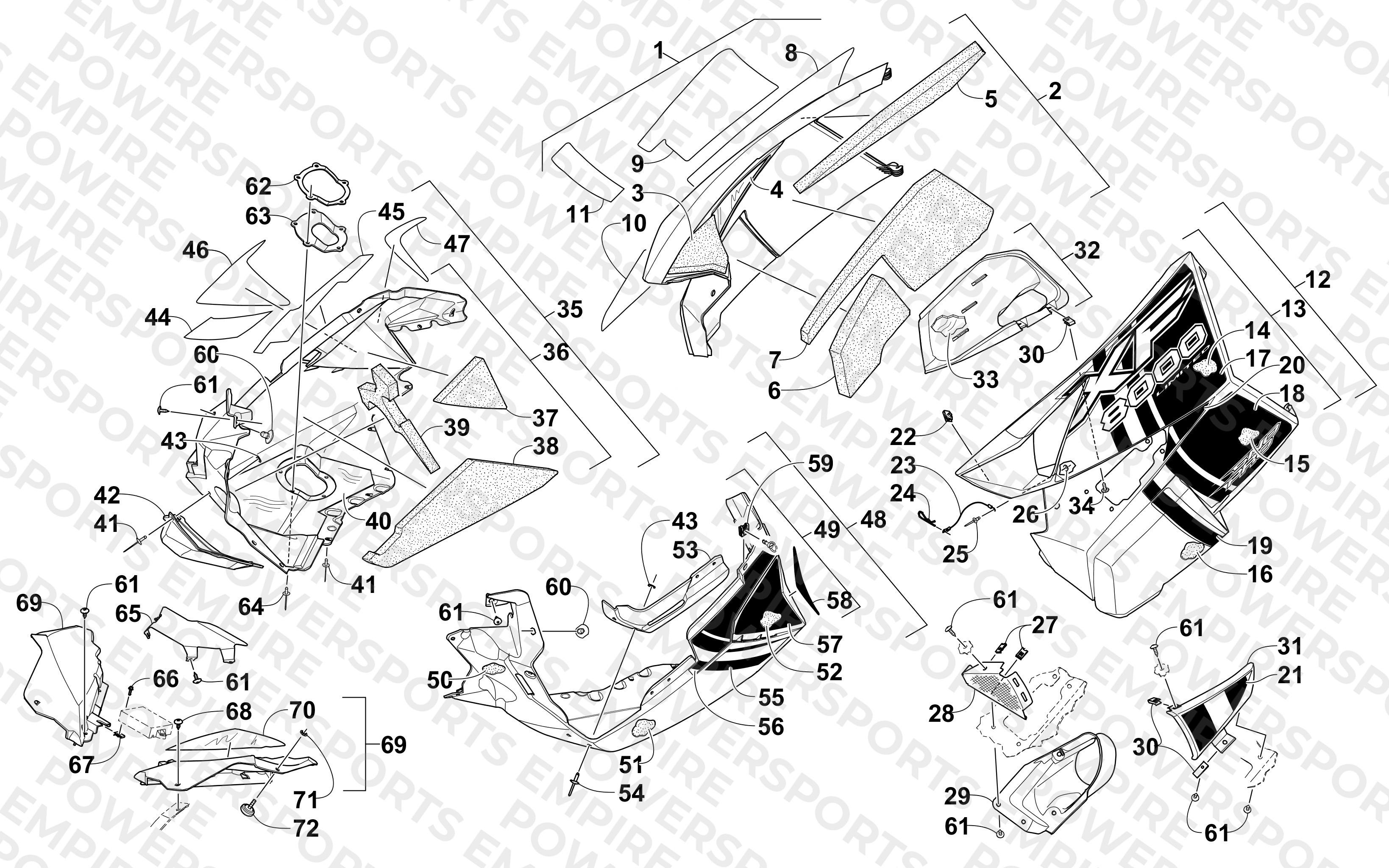 SKID PLATE AND SIDE PANEL ASSEMBLY