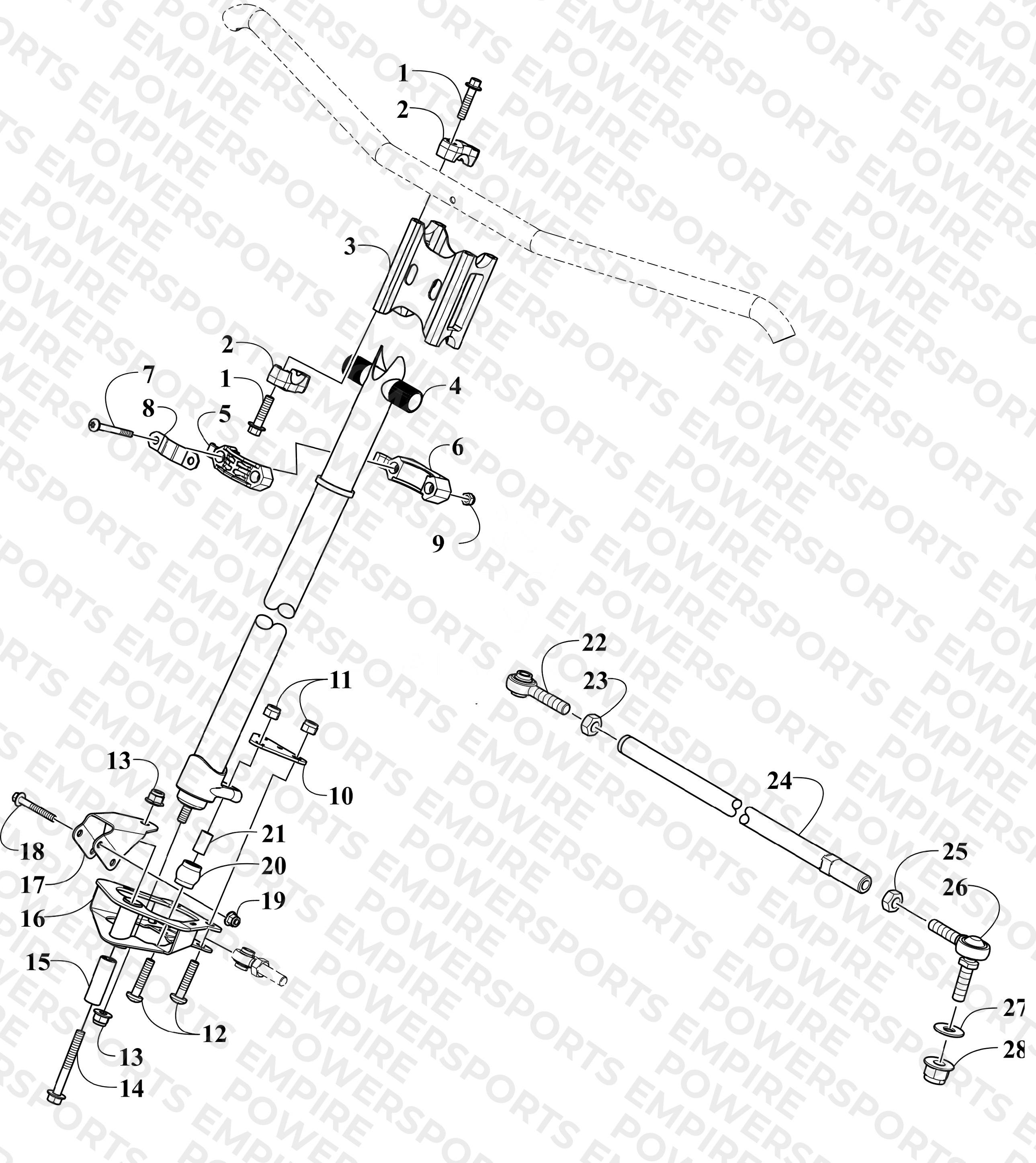 STEERING POST ASSEMBLY