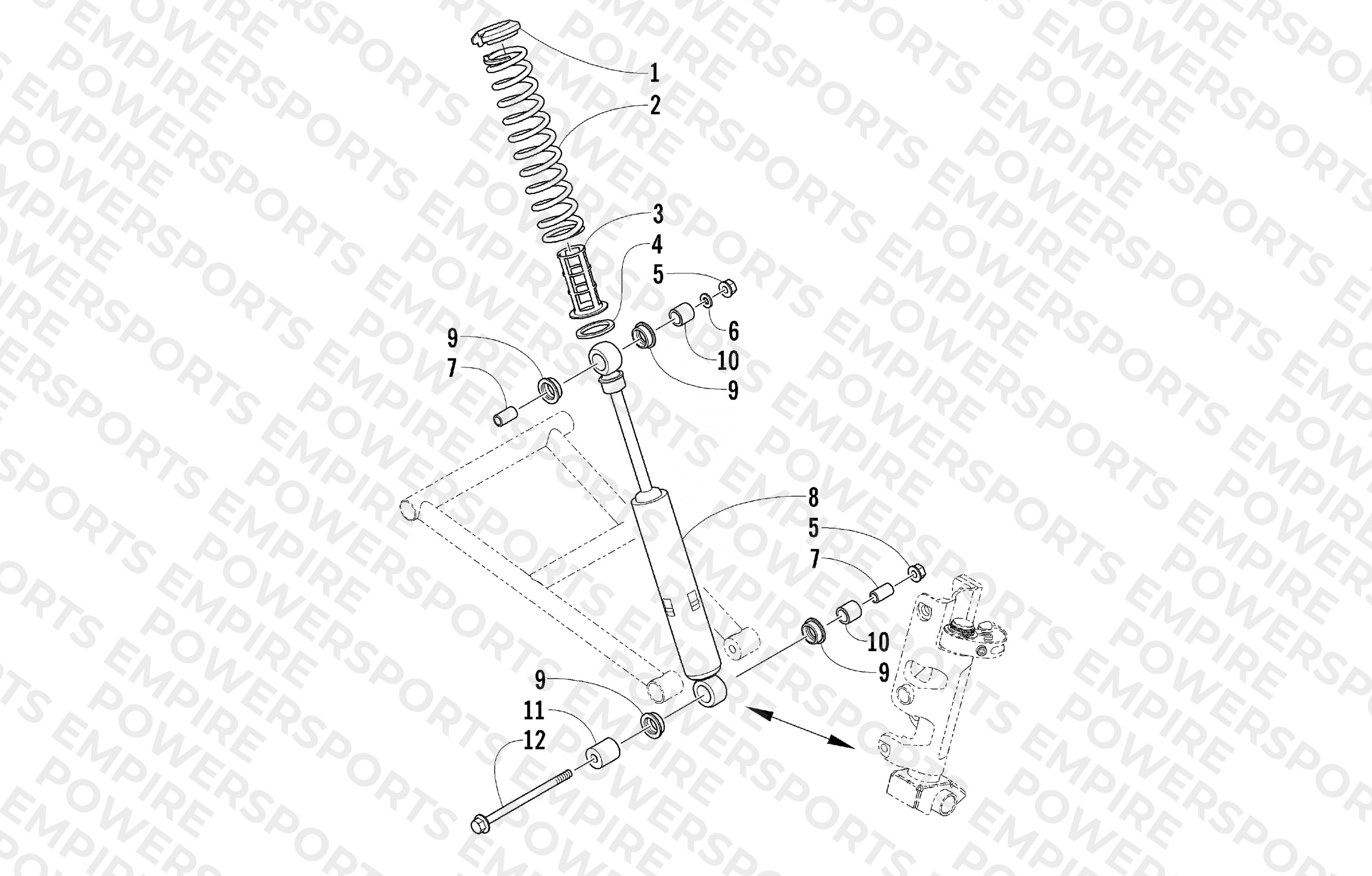 FRONT SUSPENSION SHOCK ABSORBER ASSEMBLY