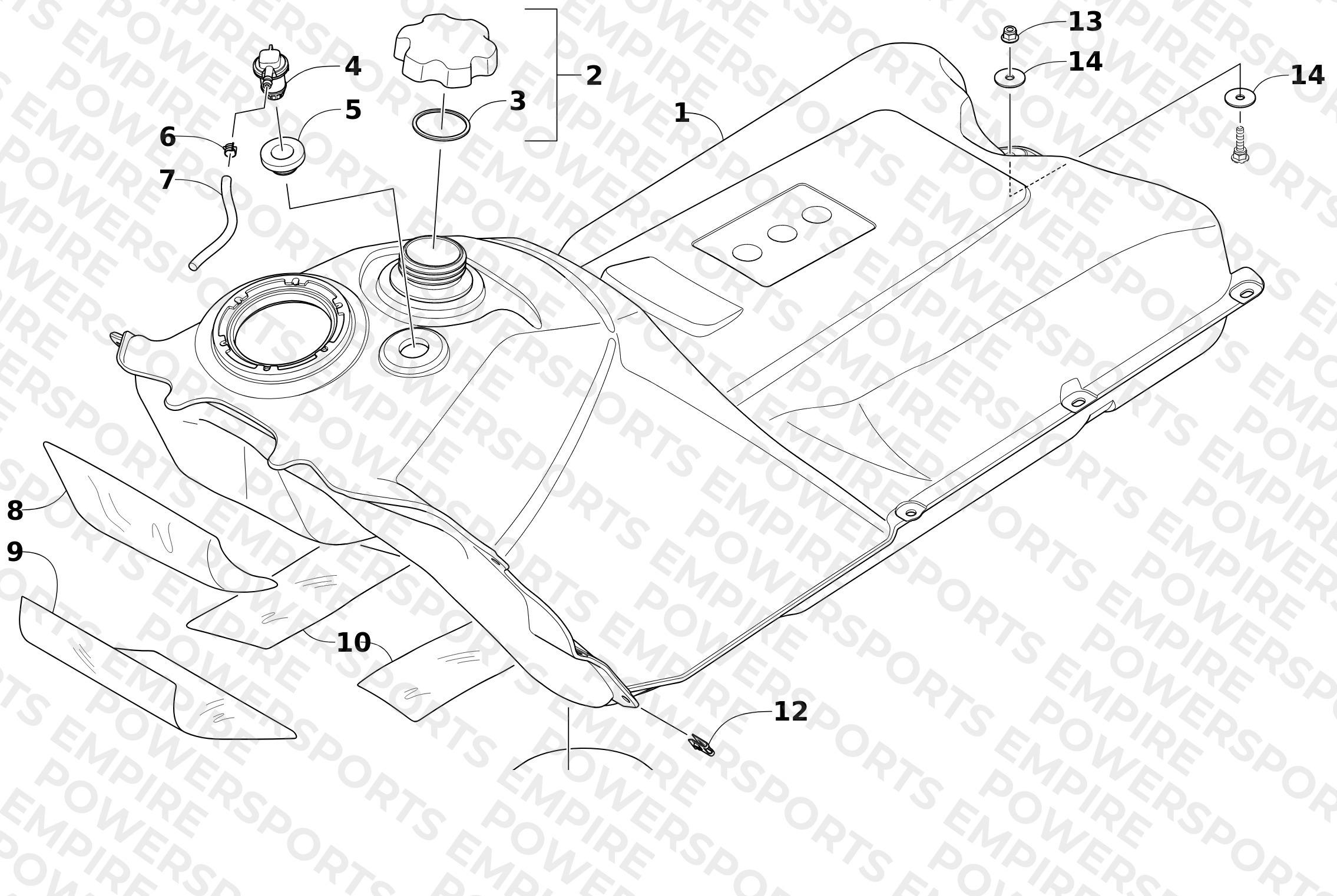GAS TANK ASSEMBLY