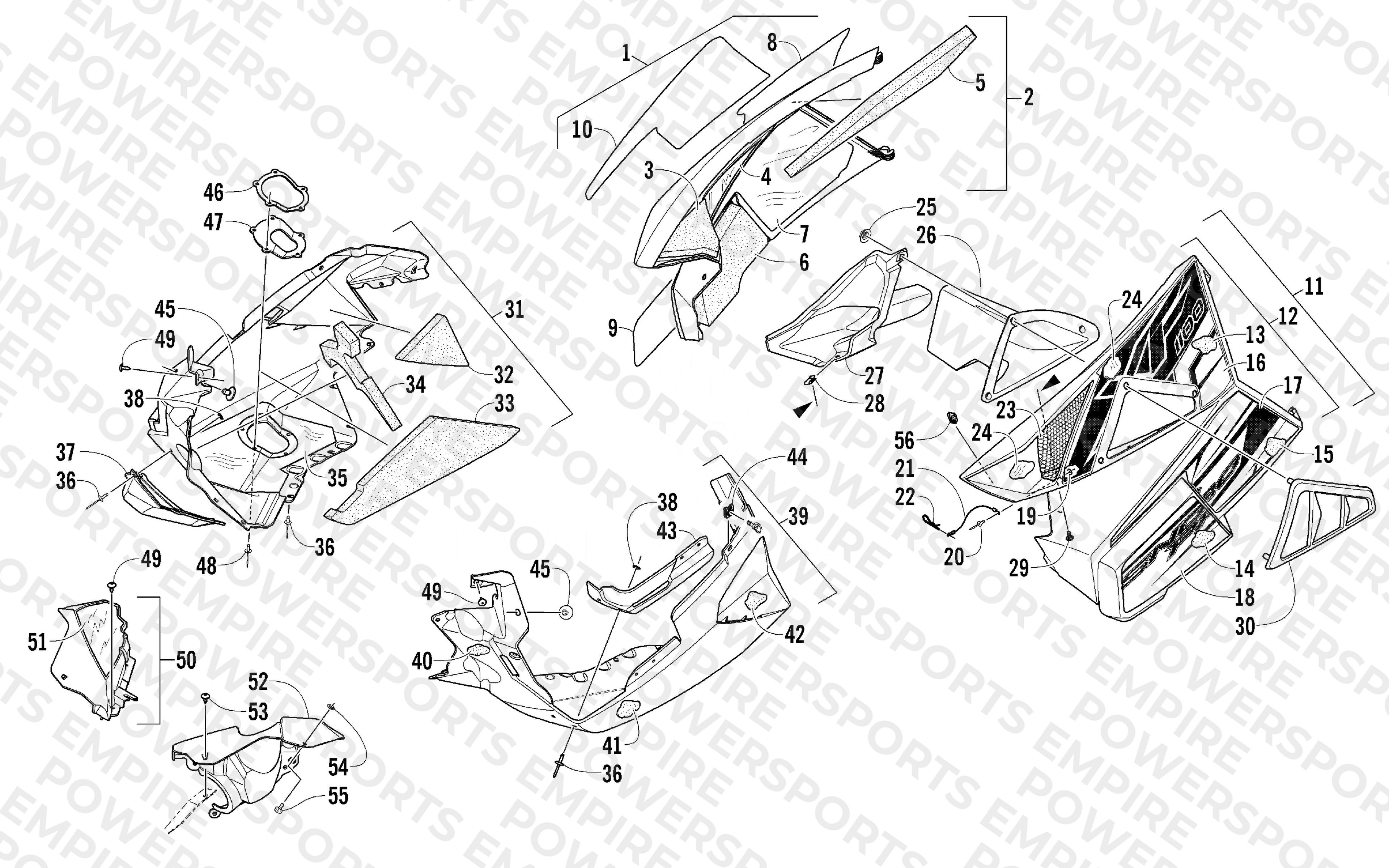 SKID PLATE AND SIDE PANEL ASSEMBLY