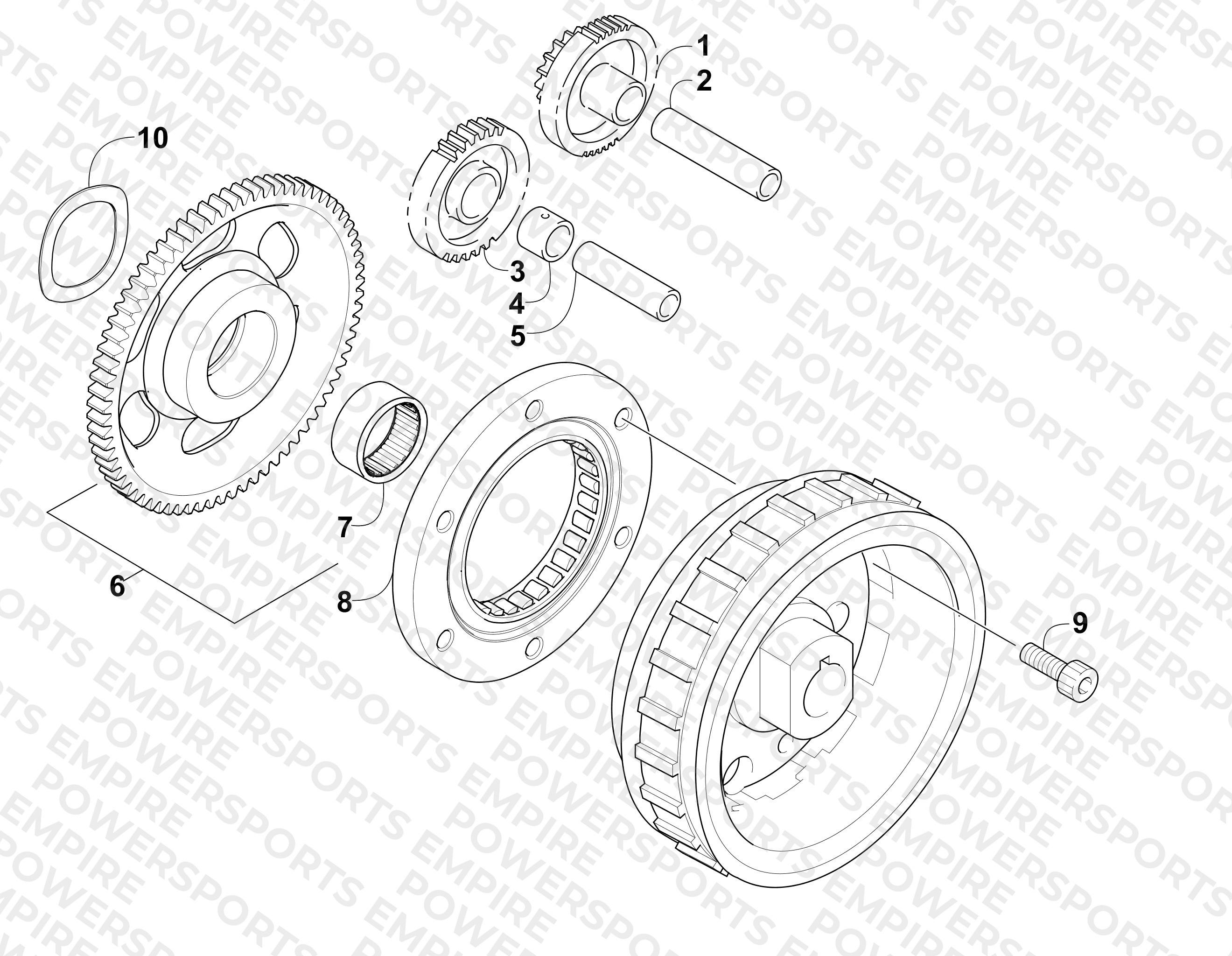 STARTER CLUTCH ASSEMBLY