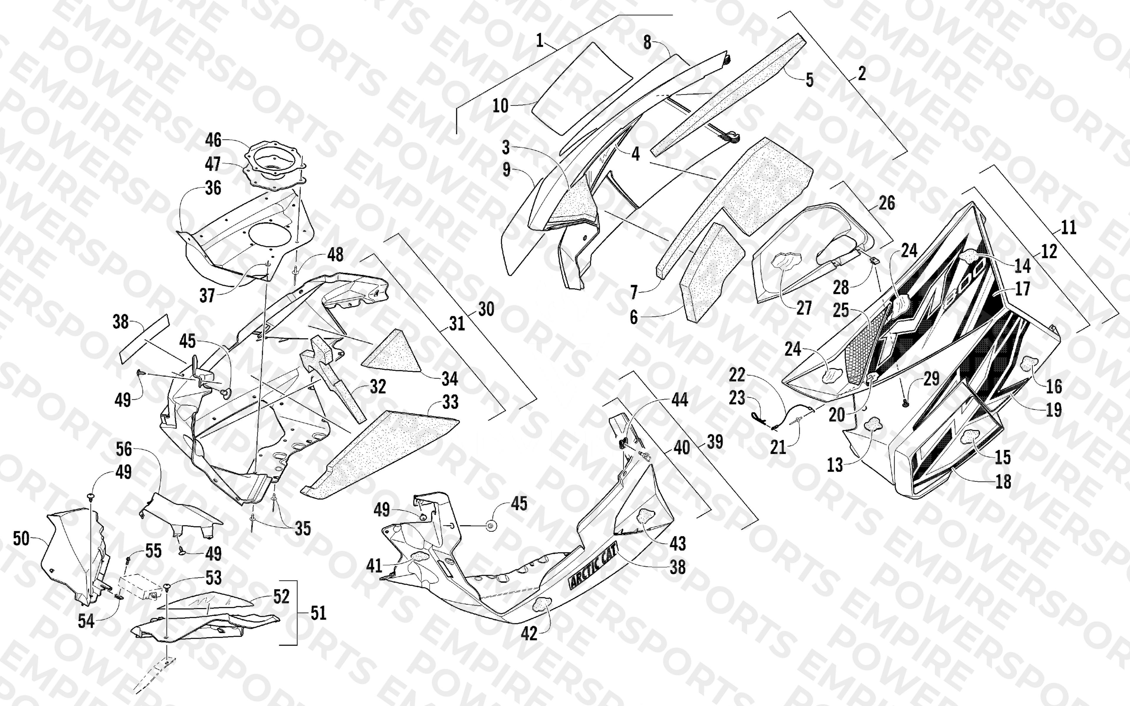 SKID PLATE AND SIDE PANEL ASSEMBLY