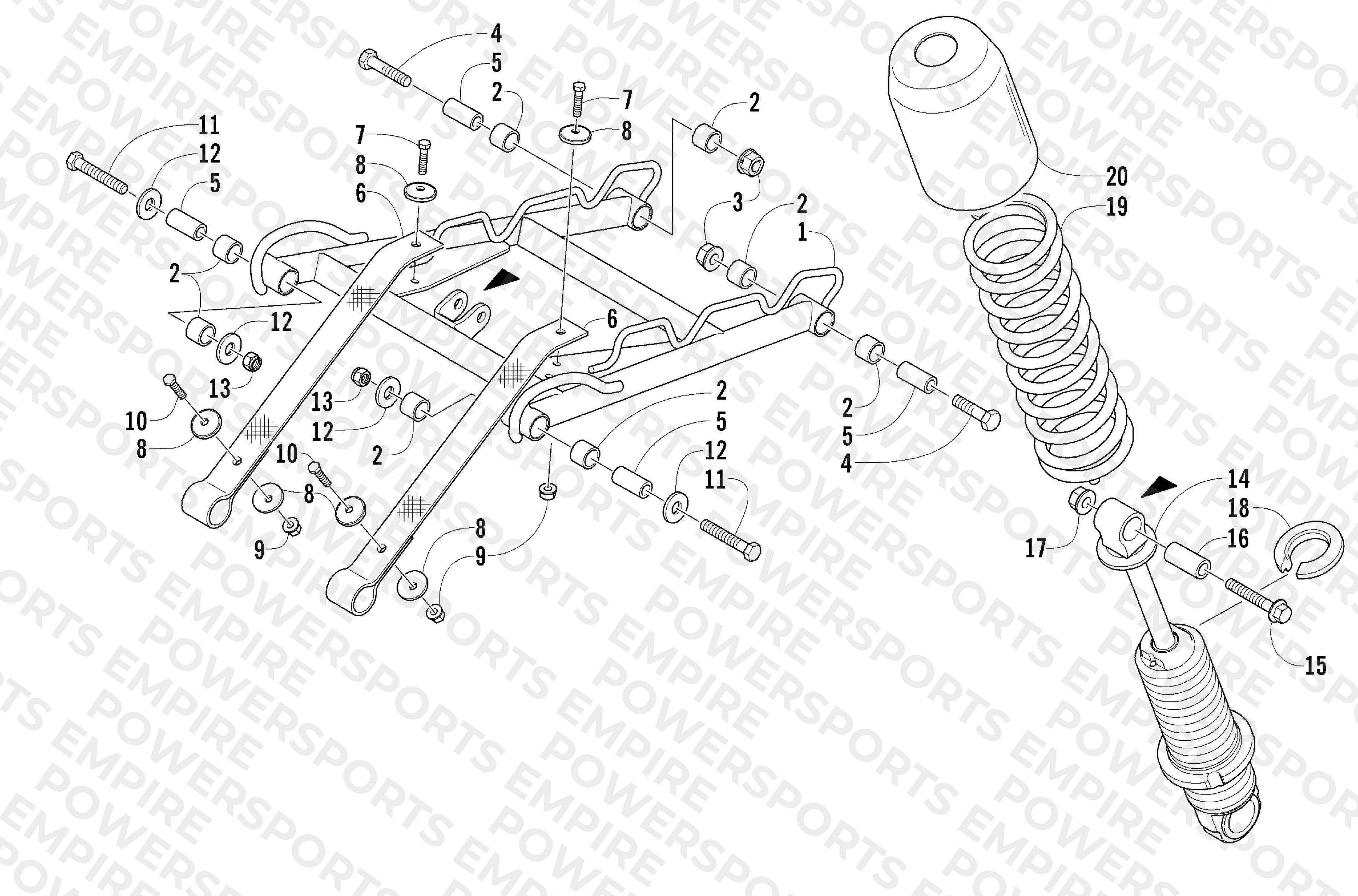 REAR SUSPENSION FRONT ARM ASSEMBLY