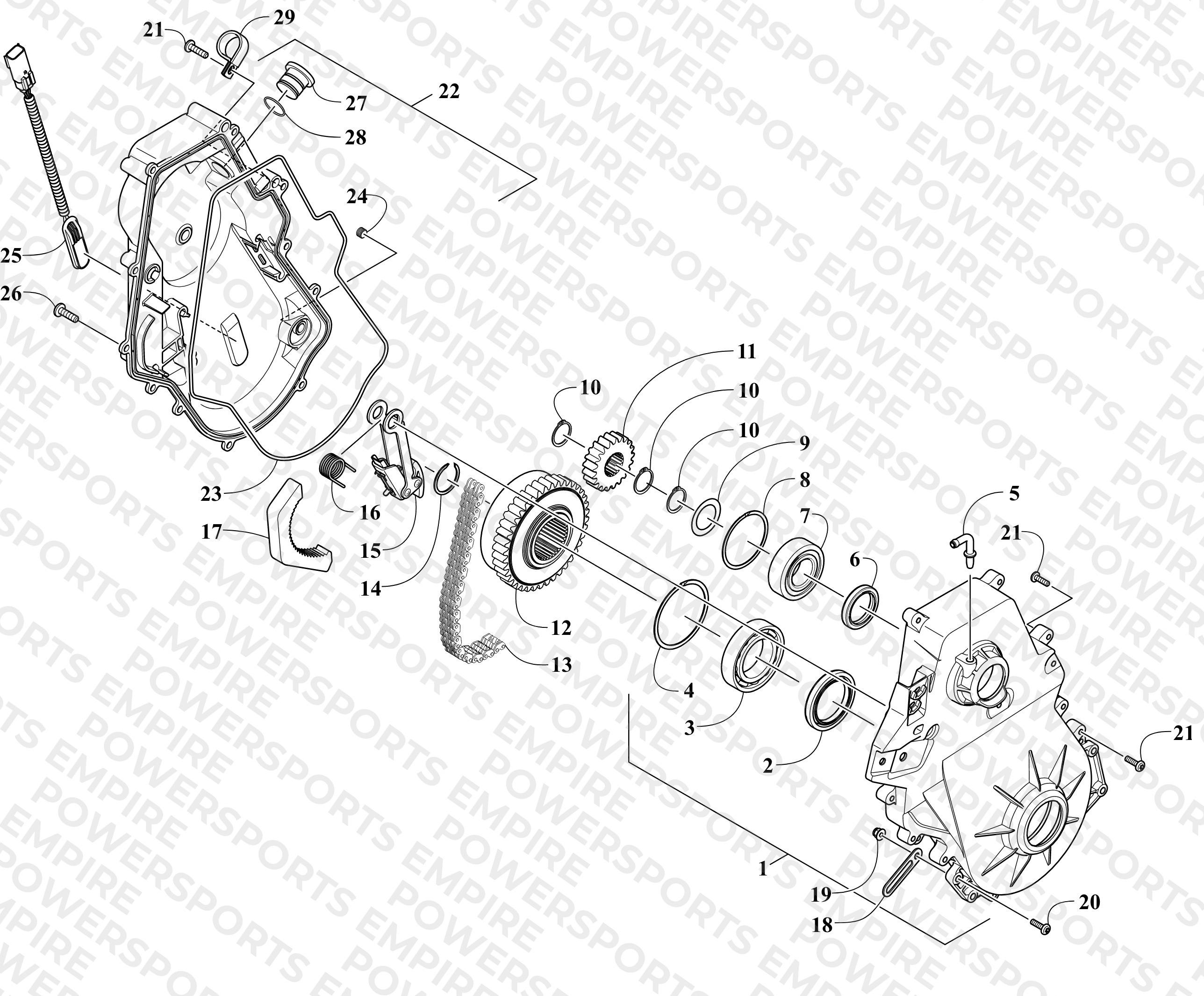 CHAIN CASE ASSEMBLY