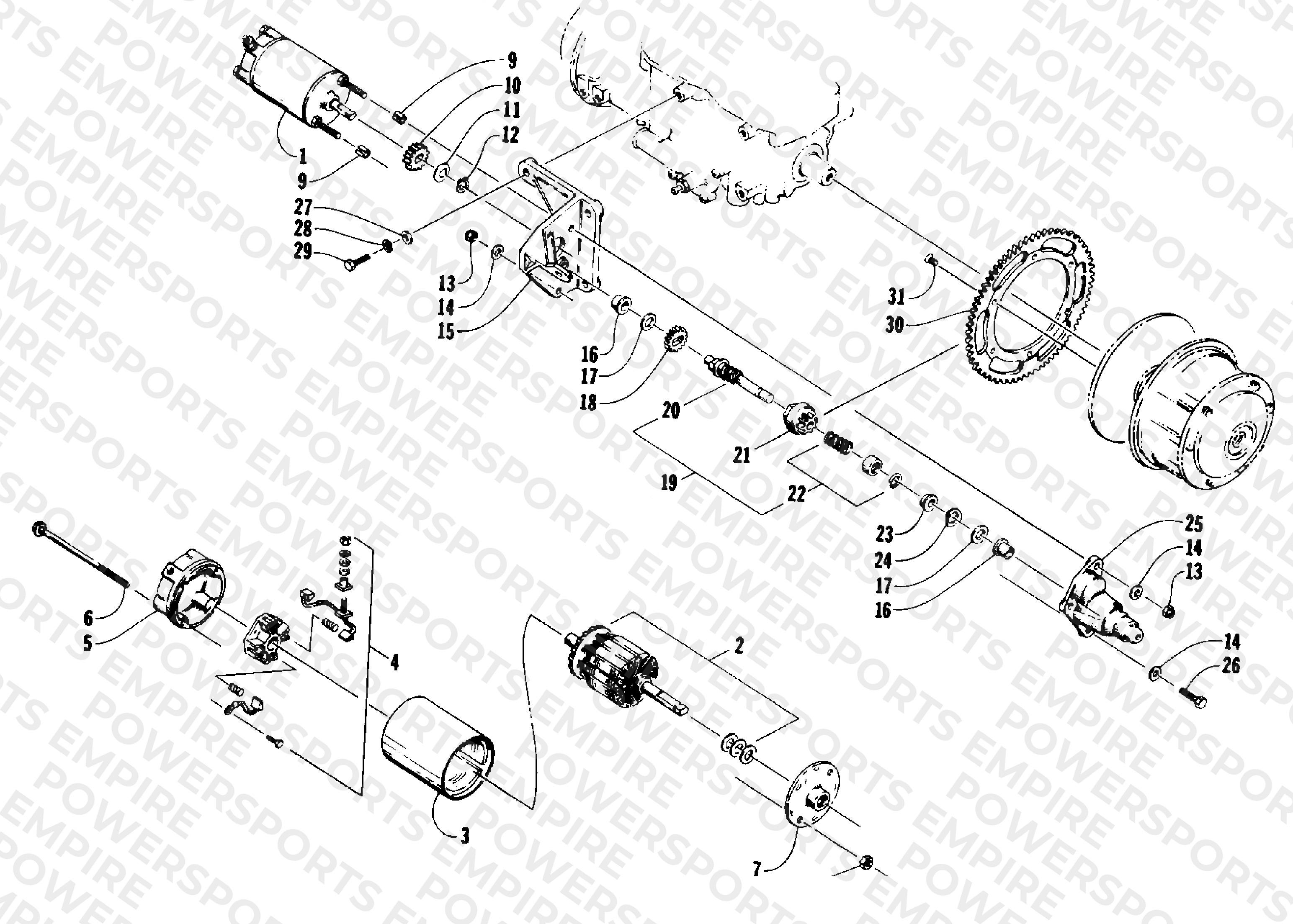 ELECTRIC START ASSEMBLY