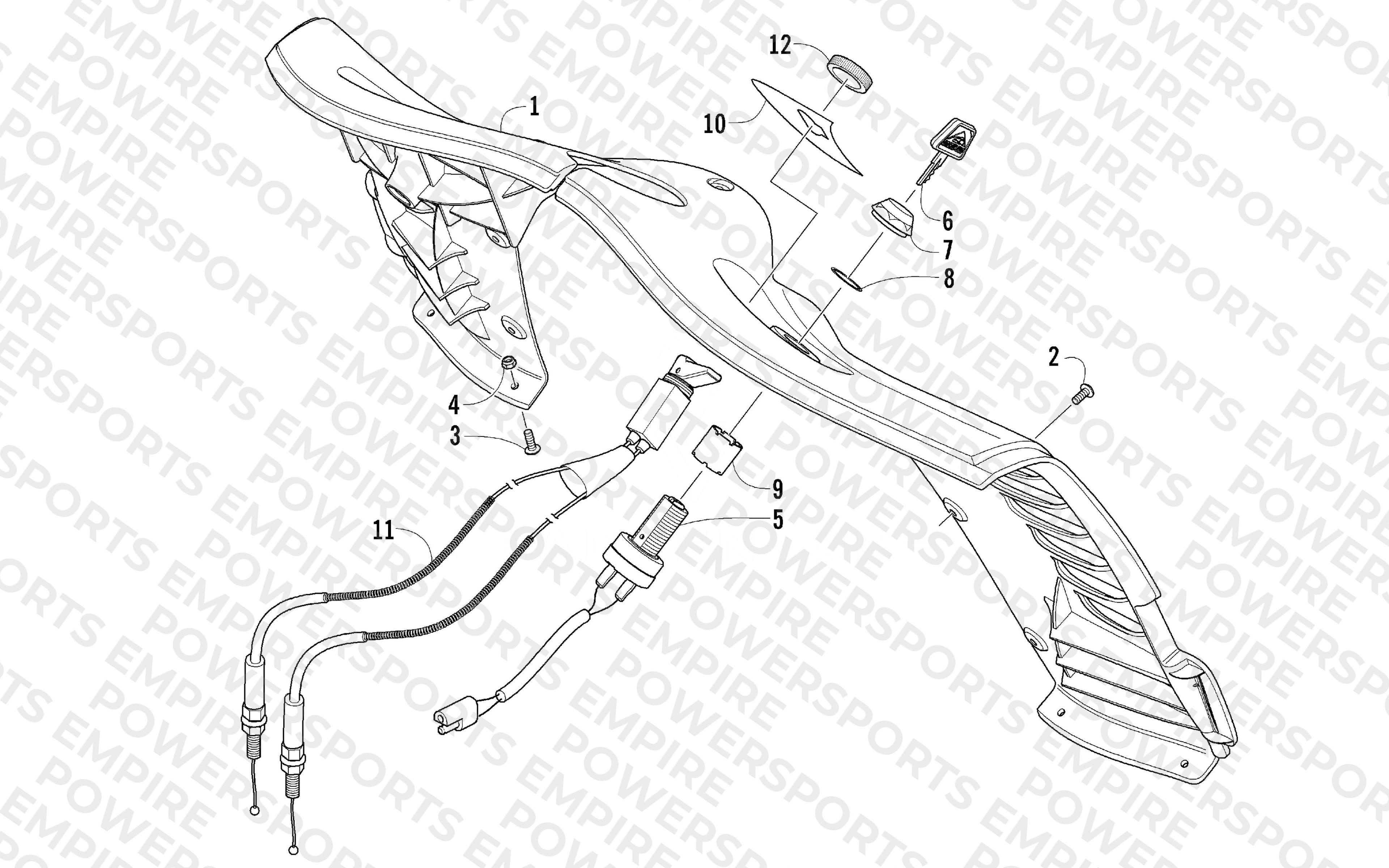 CONSOLE AND SWITCH ASSEMBLY