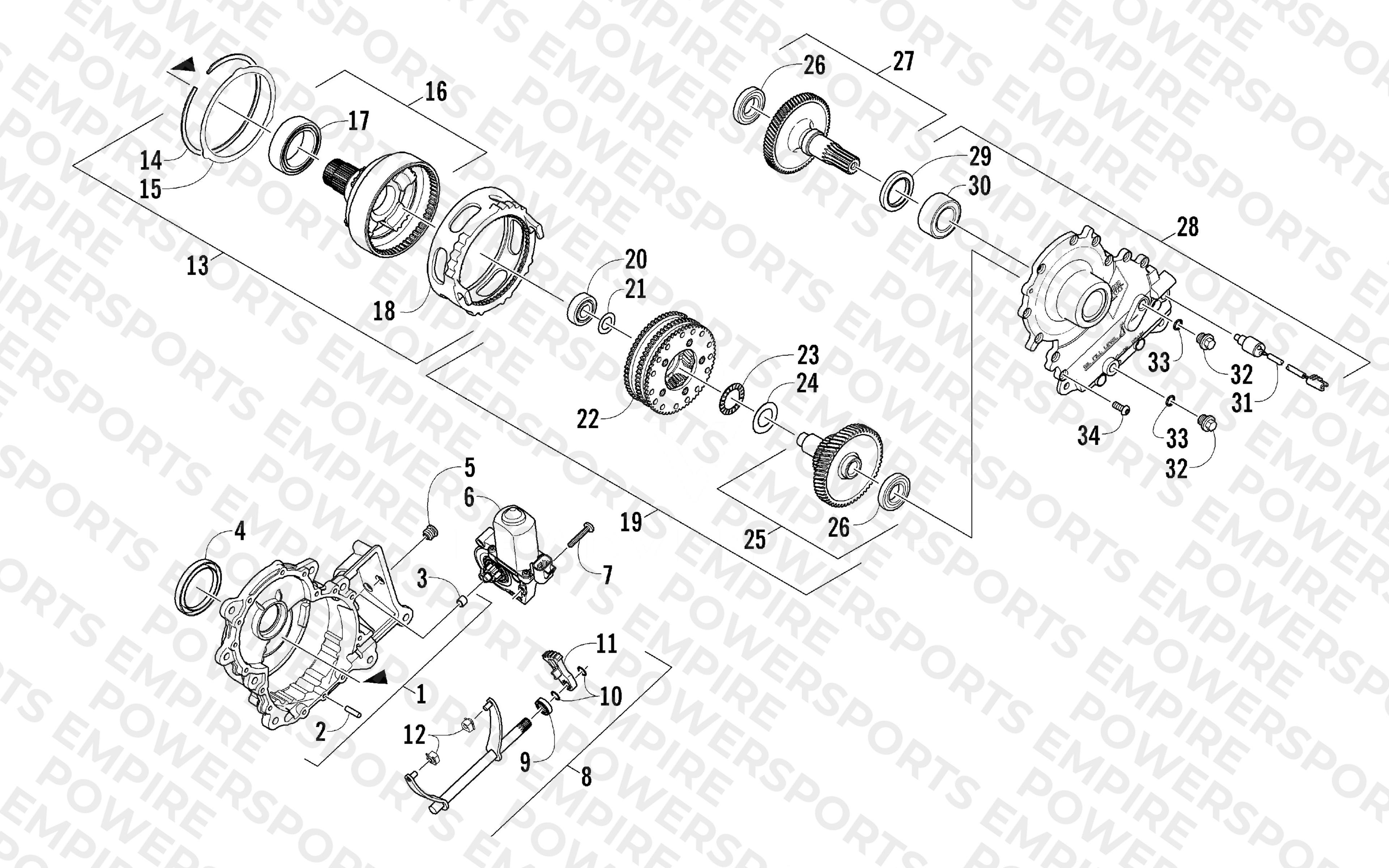 GEARCASE ASSEMBLY