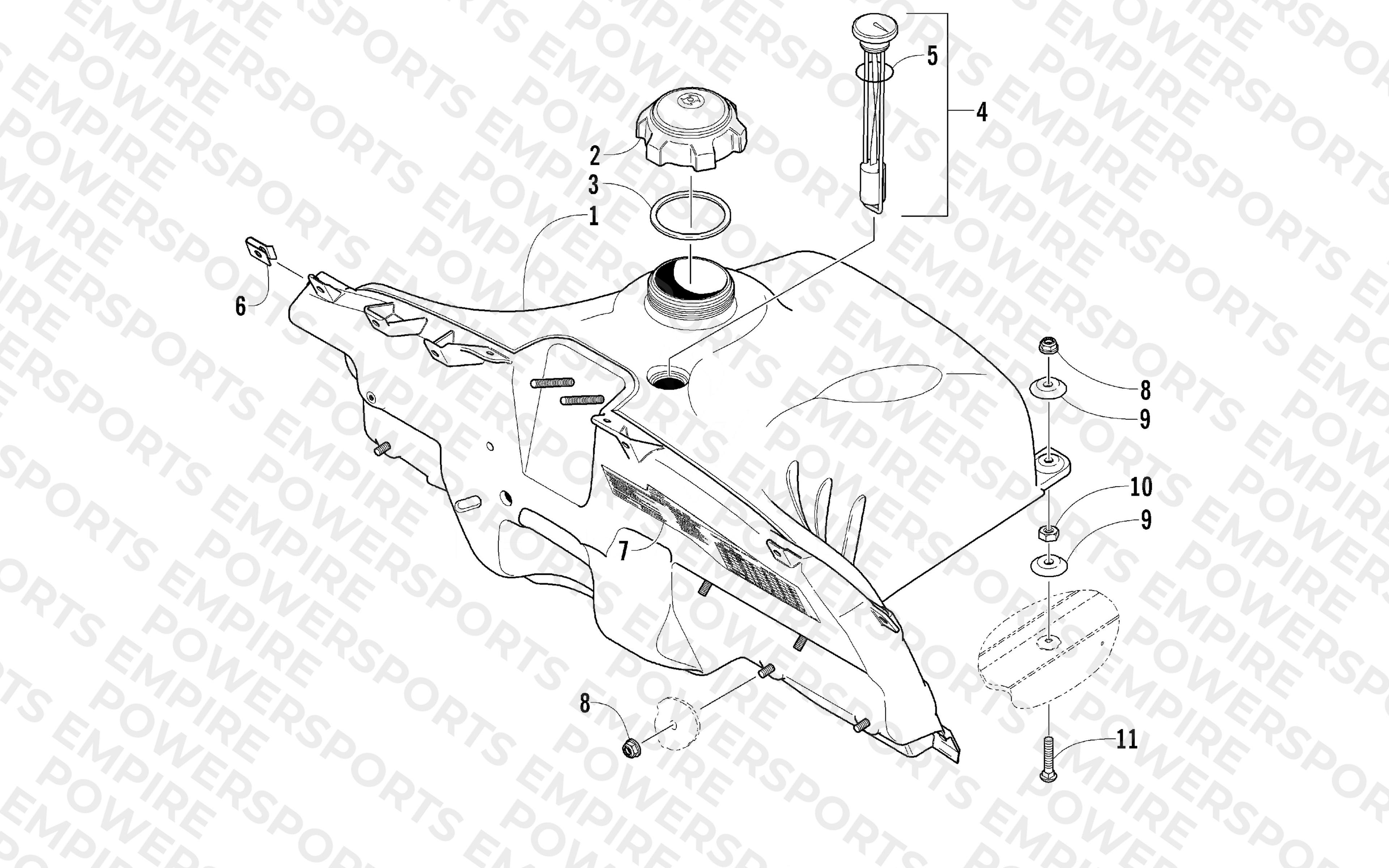 GAS TANK ASSEMBLY
