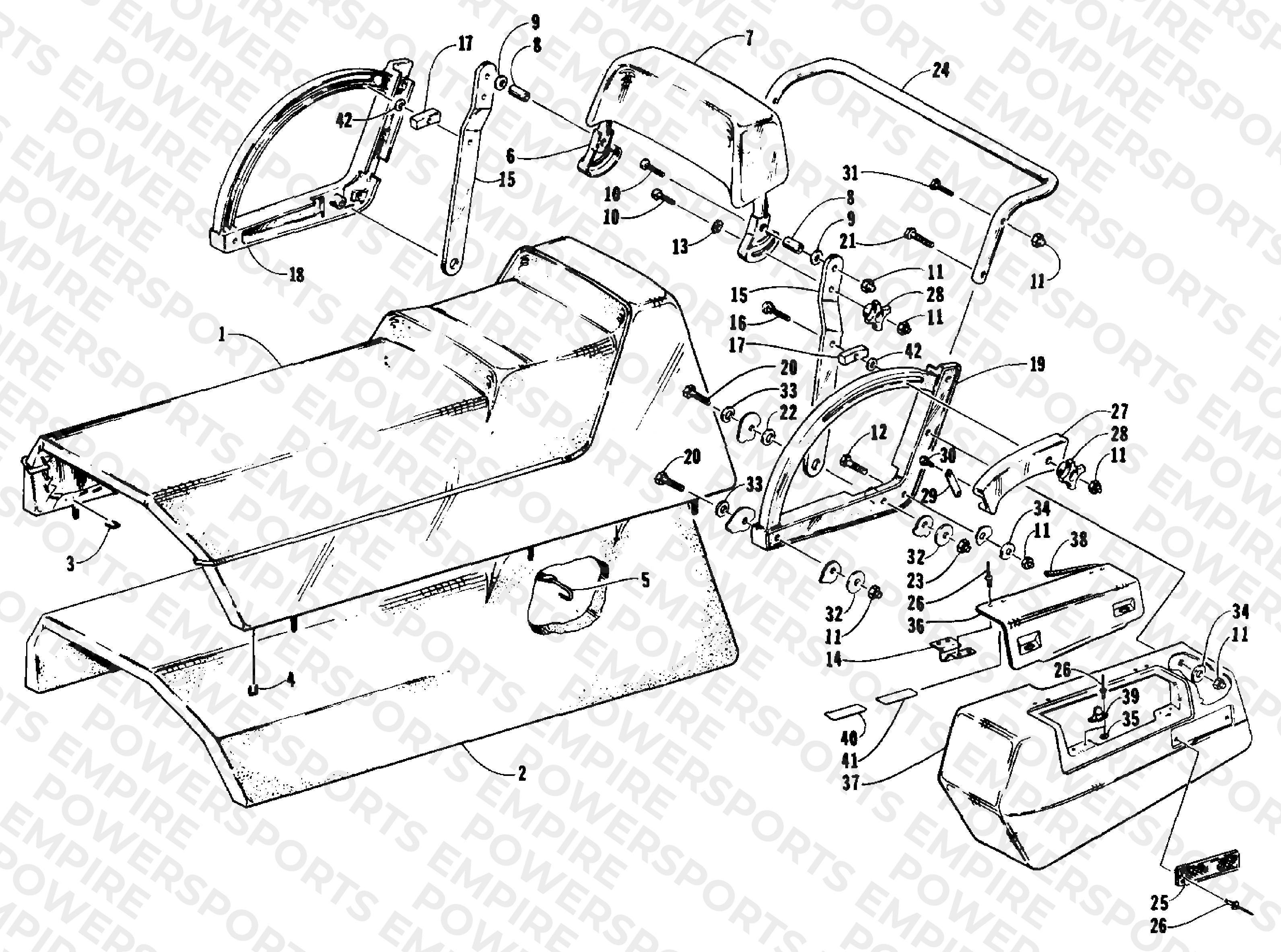 SEAT AND BACKREST ASSEMBLIES