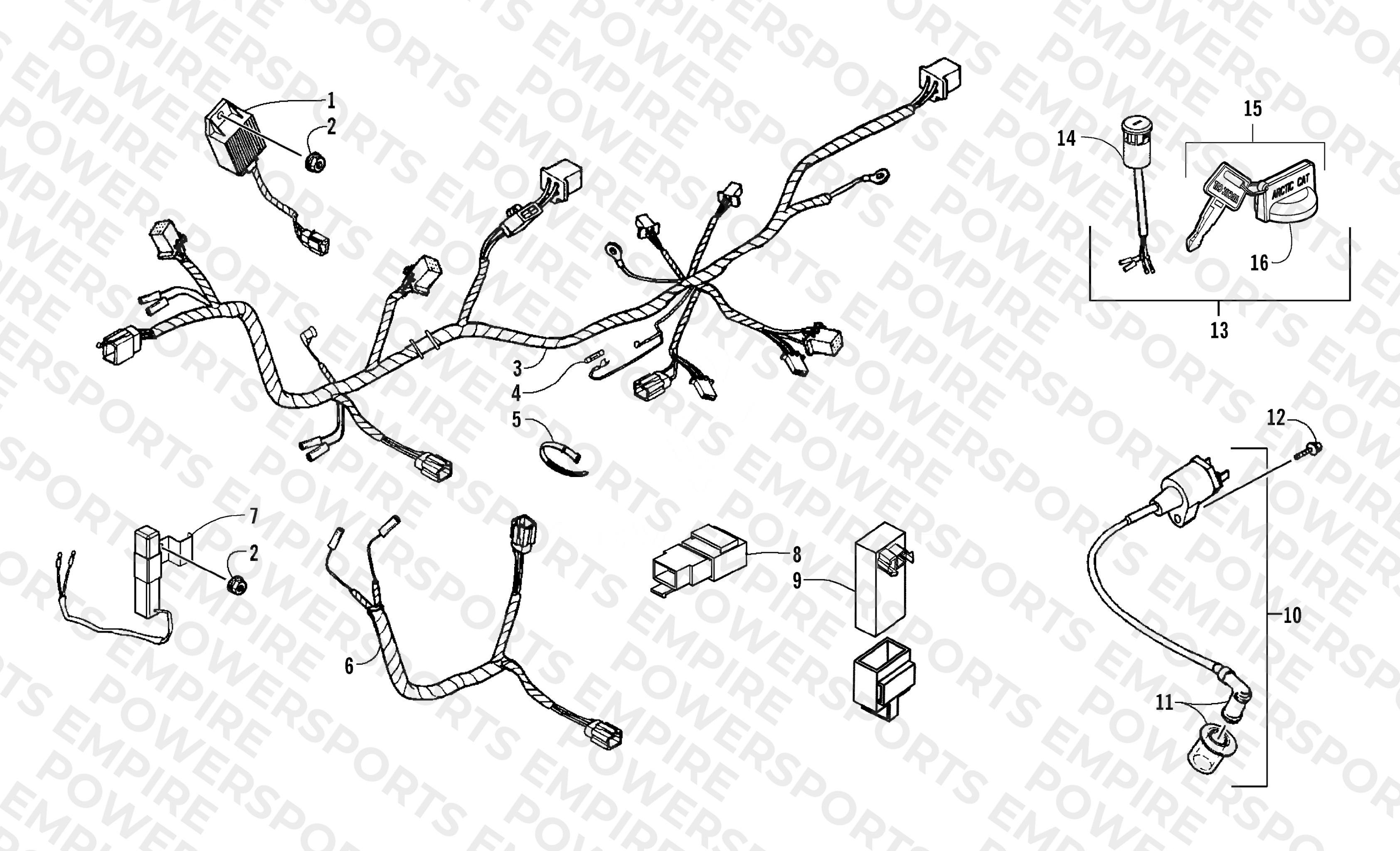 ELECTRICAL AND WIRING HARNESS ASSEMBLY