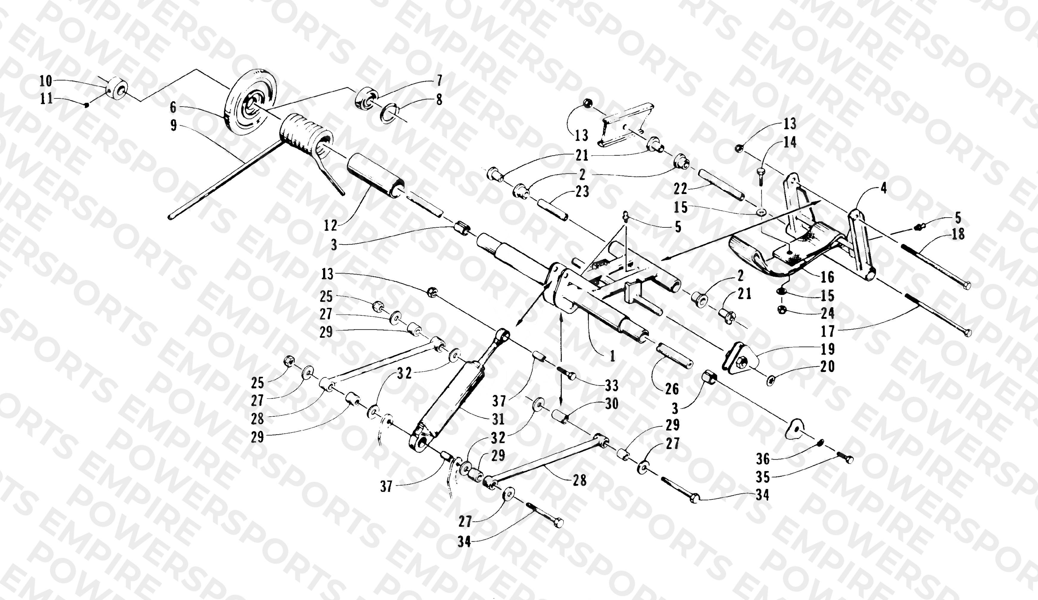 REAR SUSPENSION/REAR ARM ASSEMBLY