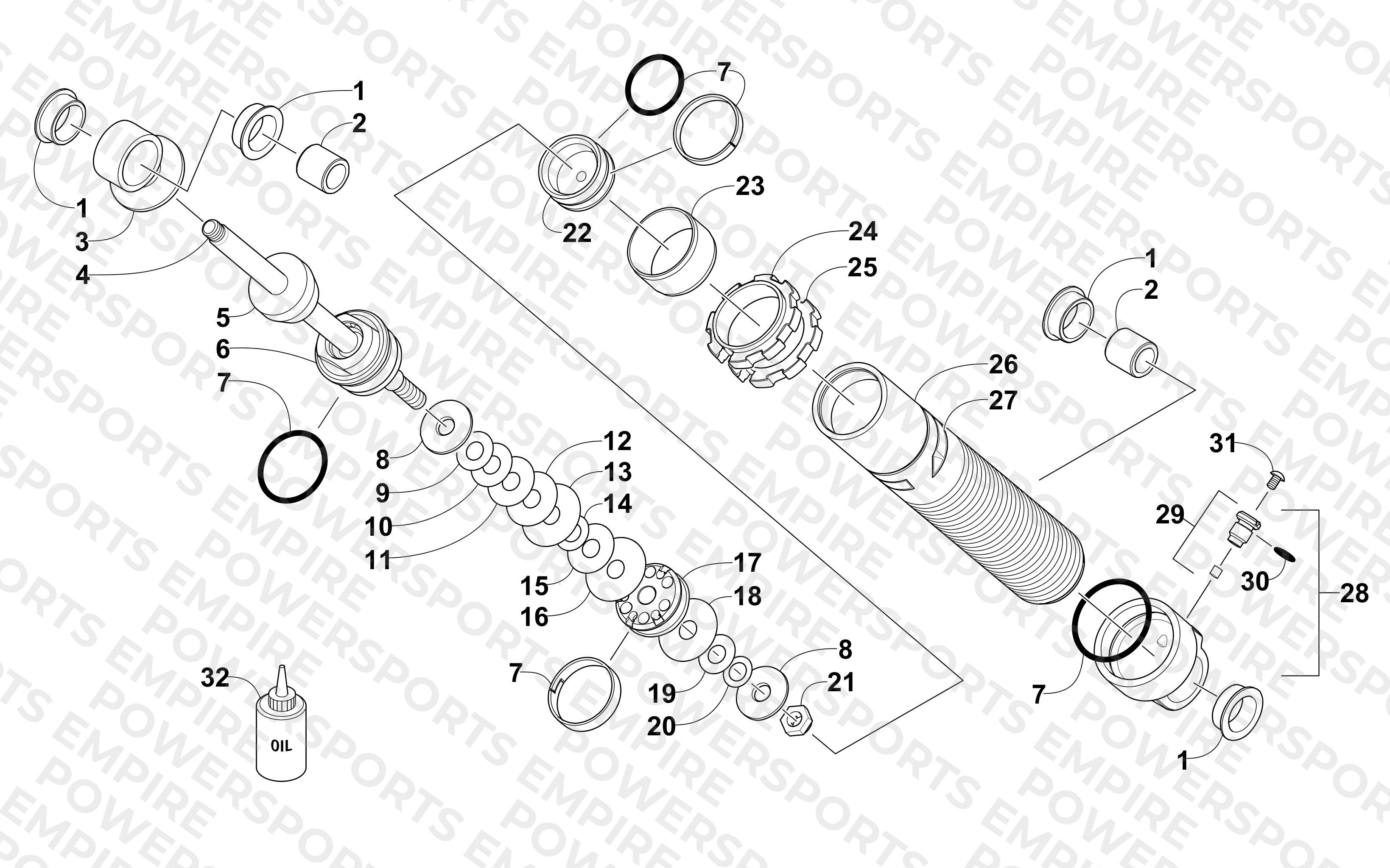 FRONT SUSPENSION SHOCK ABSORBER