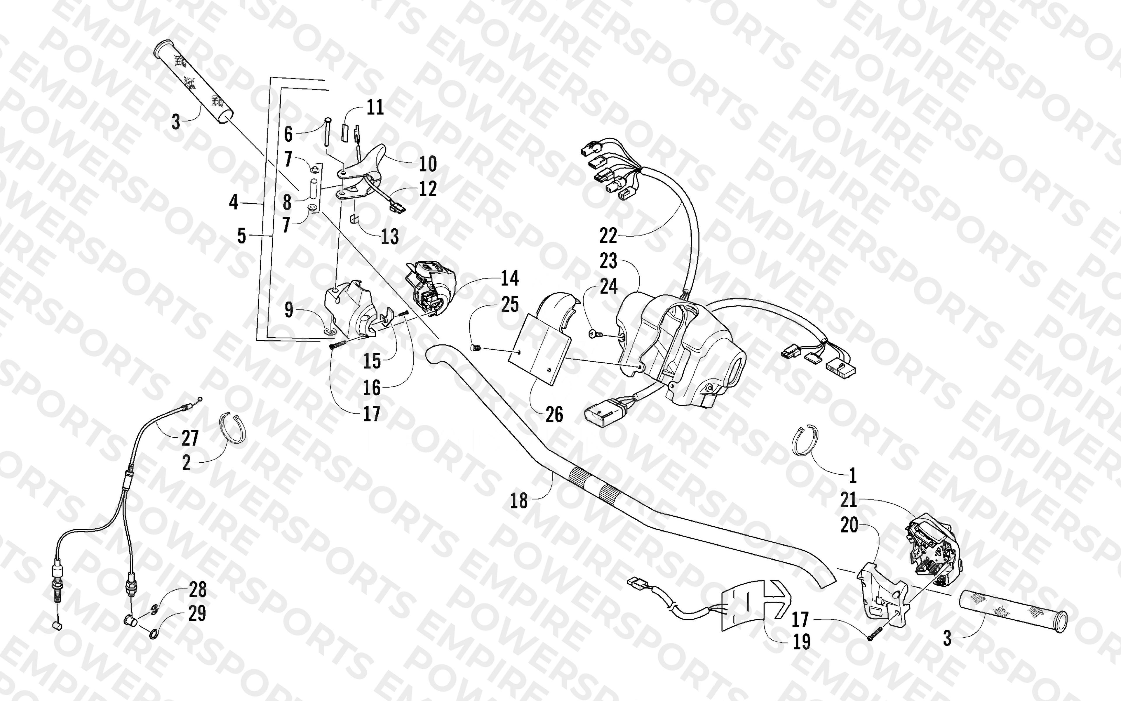 HANDLEBAR AND CONTROLS