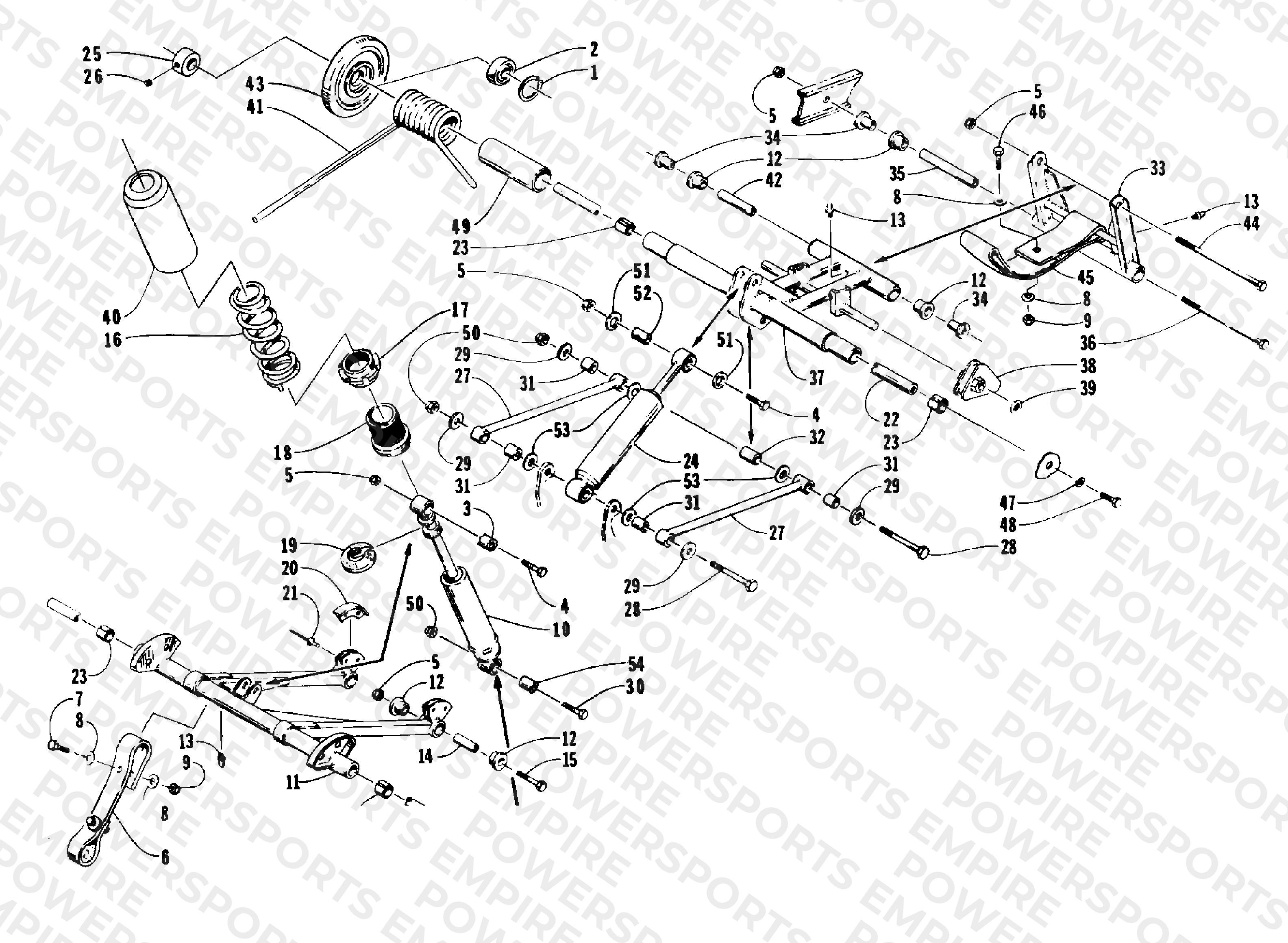 REAR SUSPENSION ARM ASSEMBLIES