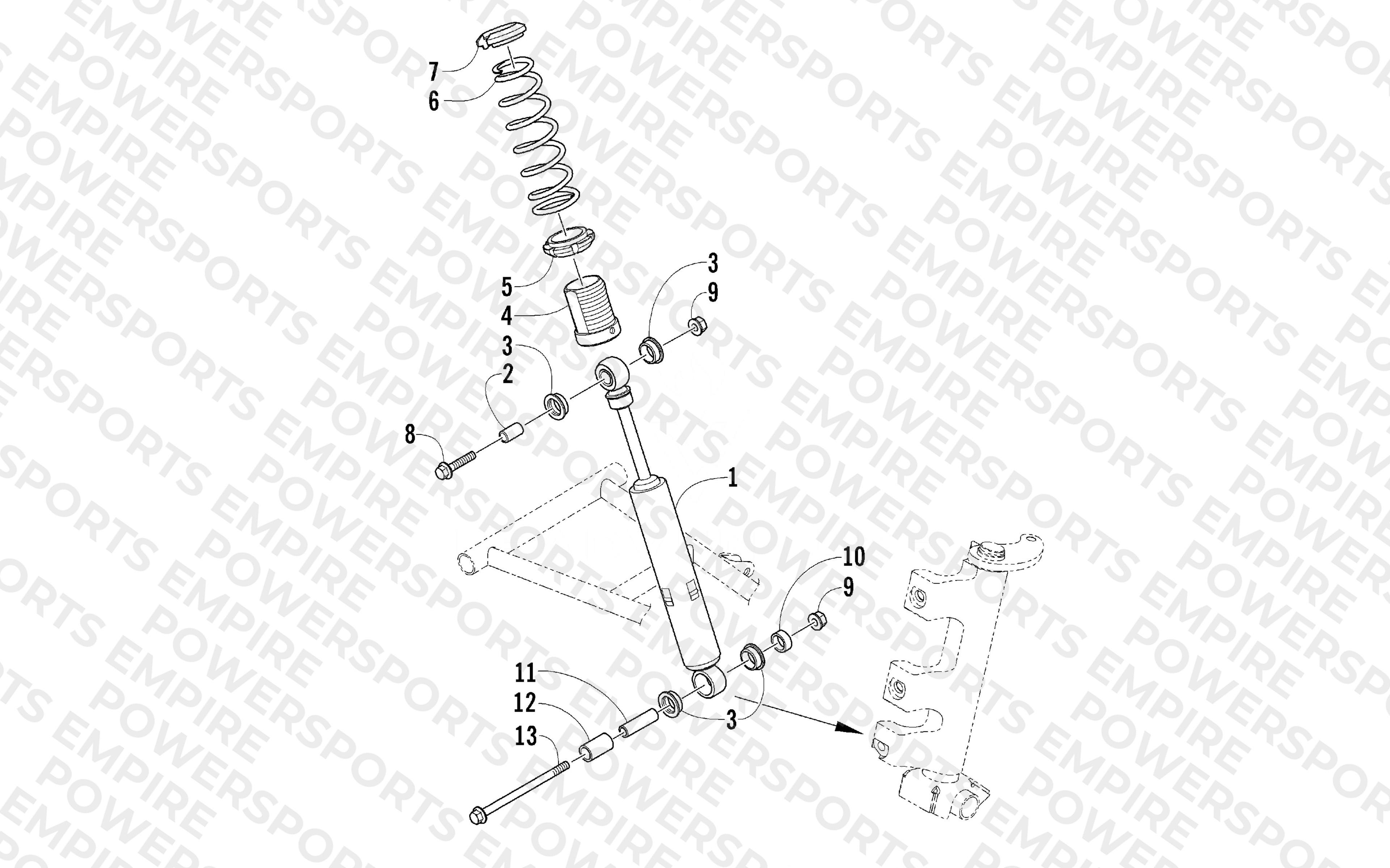 FRONT SUSPENSION SHOCK ABSORBER ASSEMBLY