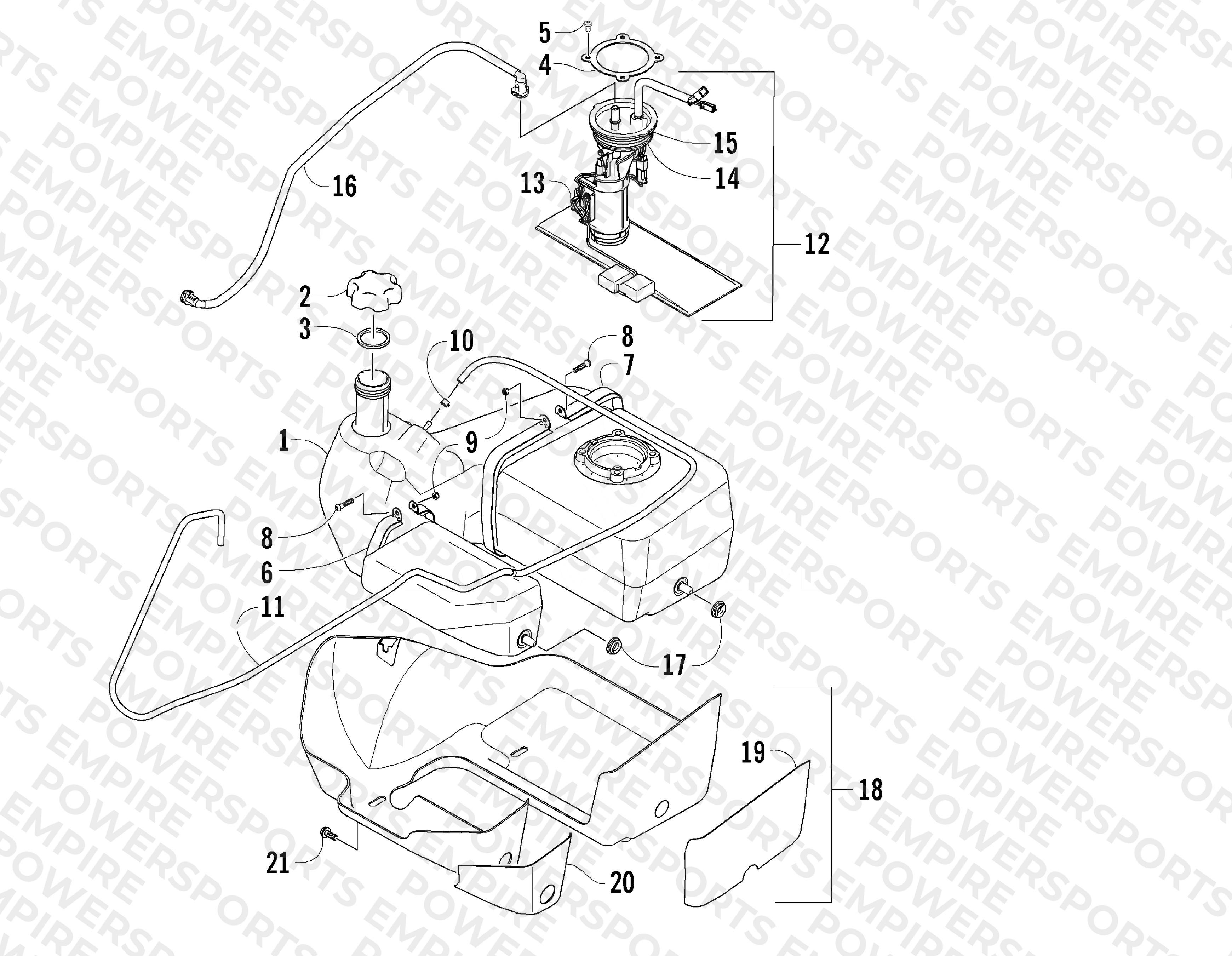 GAS TANK ASSEMBLY