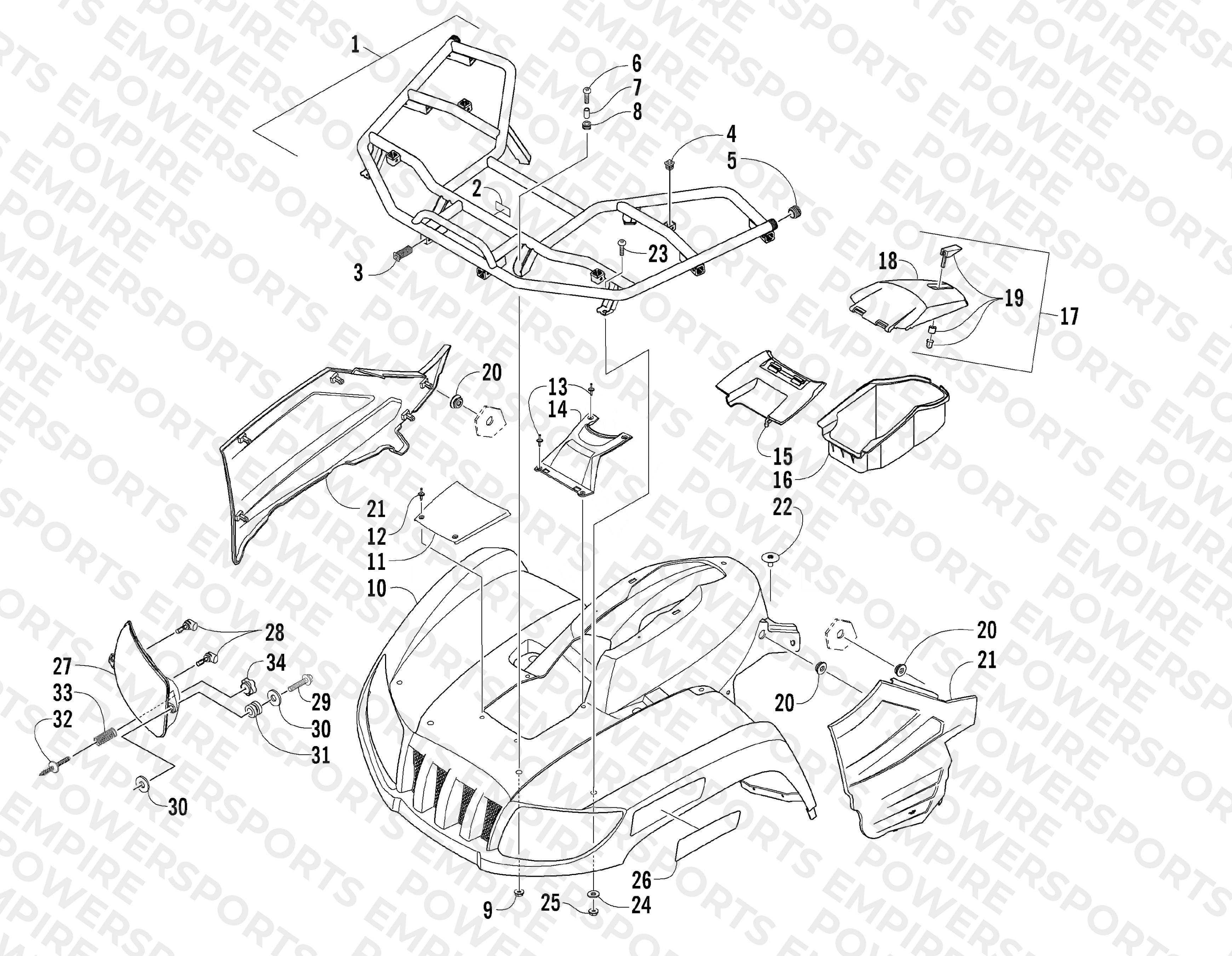 FRONT BODY PANEL ASSEMBLY