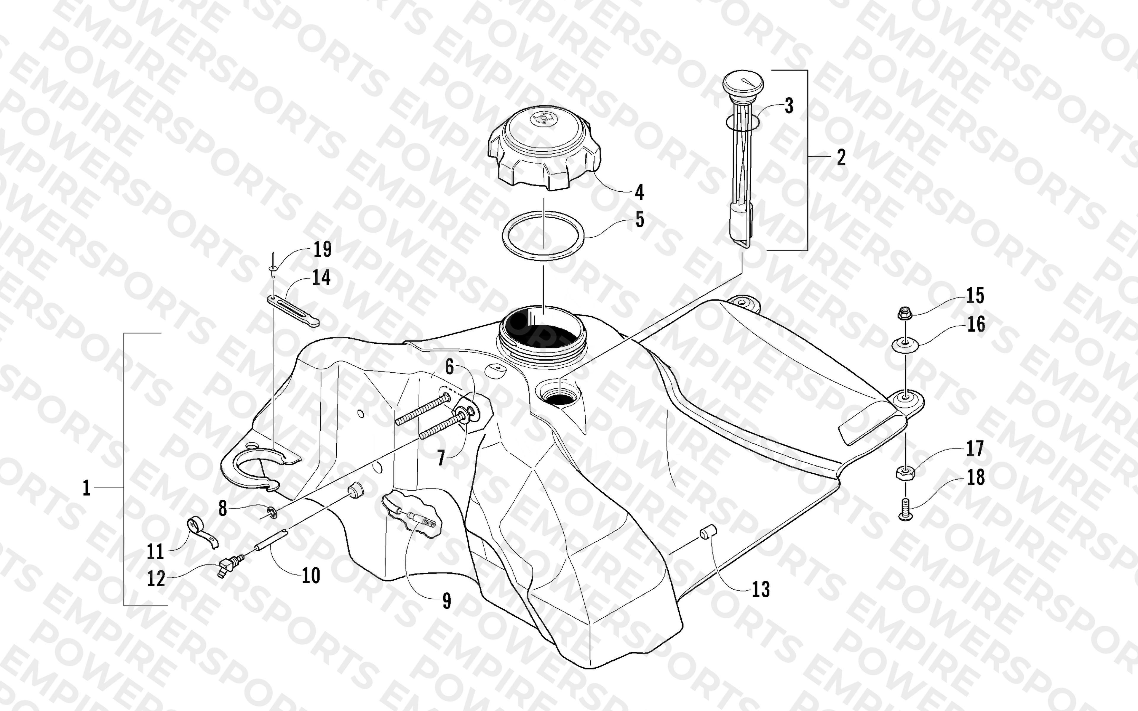 GAS TANK ASSEMBLY