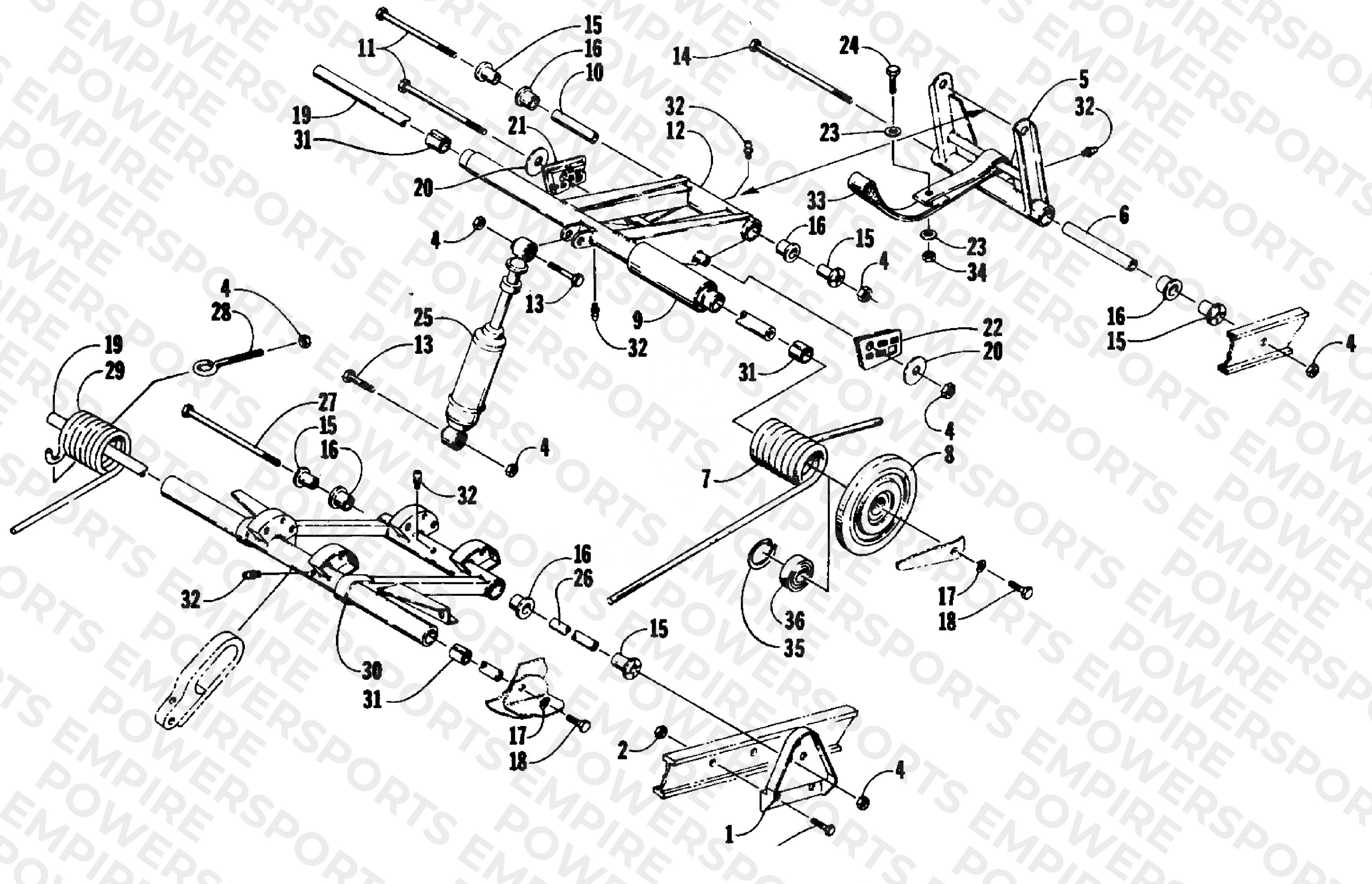 REAR SUSPENSION ARM ASSEMBLIES