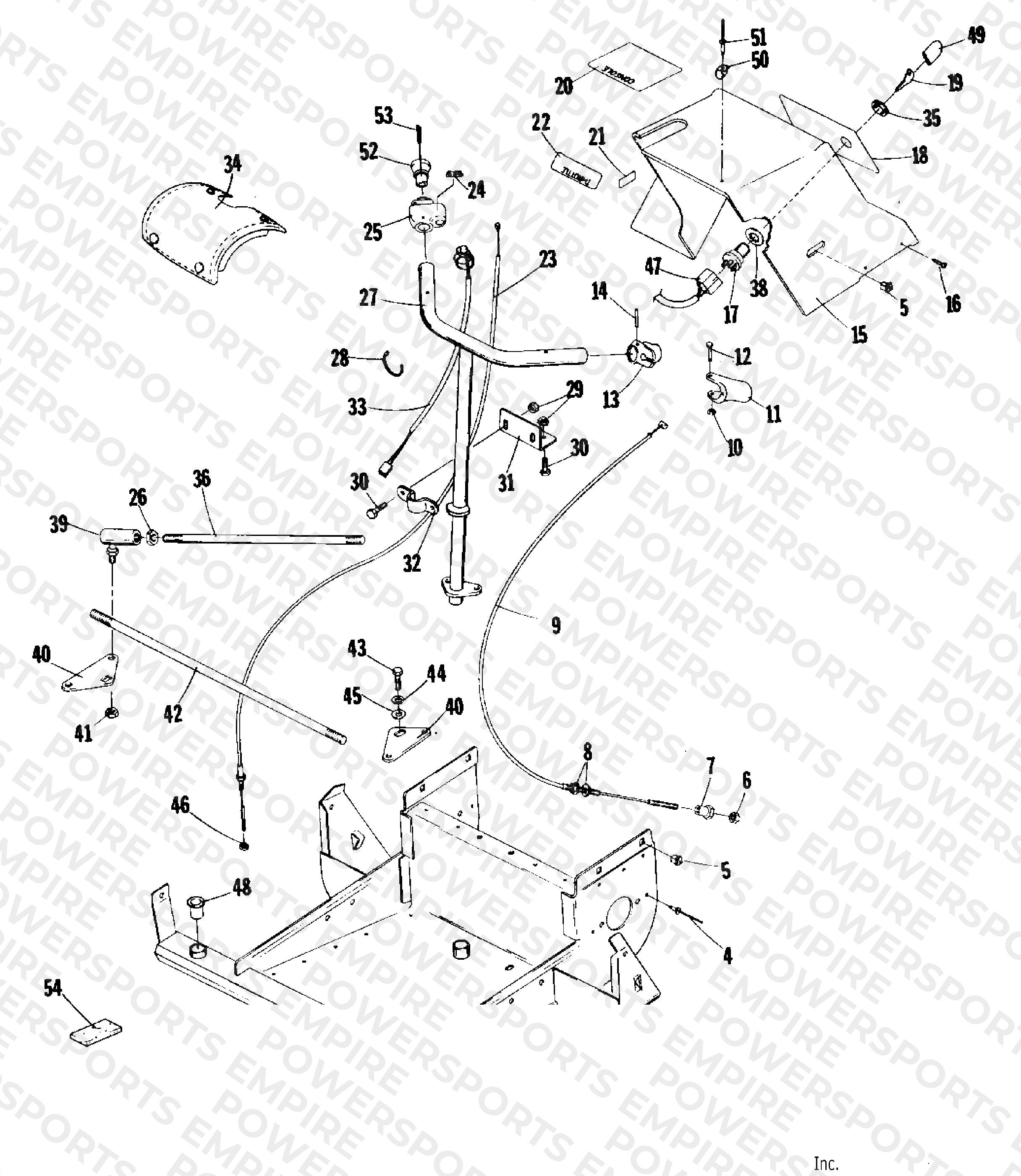 STEERING, FRONT FRAME, AND CONSOLE