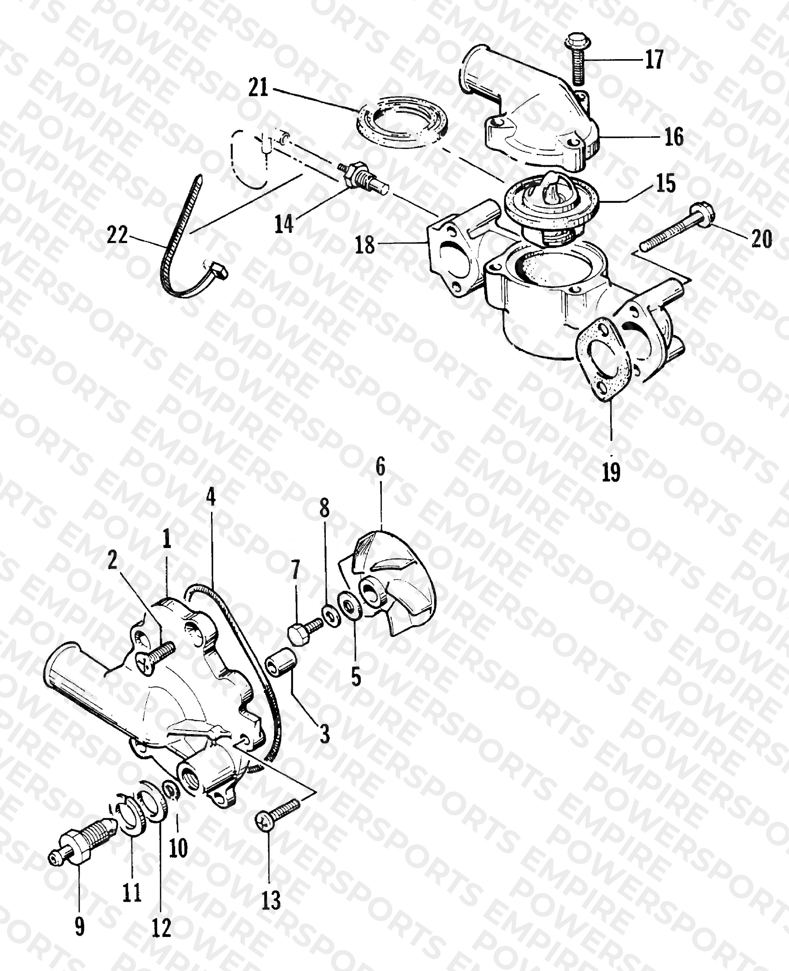 WATER PUMP/WATER MANIFOLD