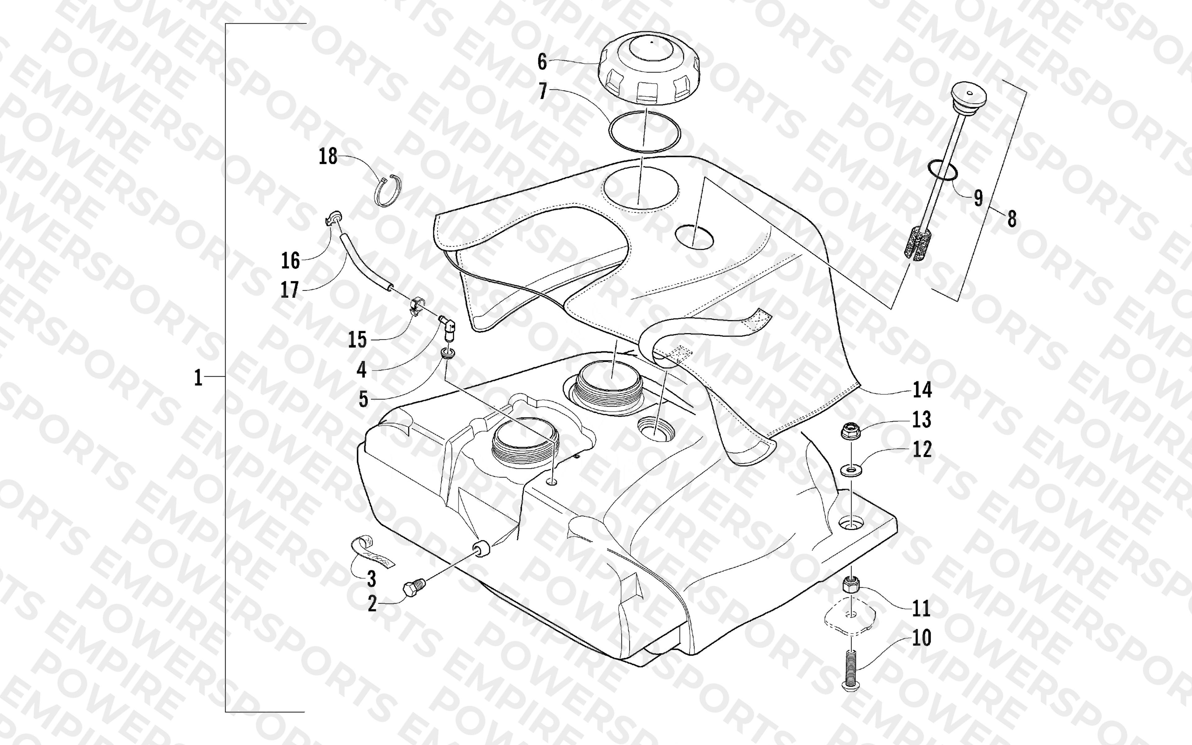 GAS TANK ASSEMBLY
