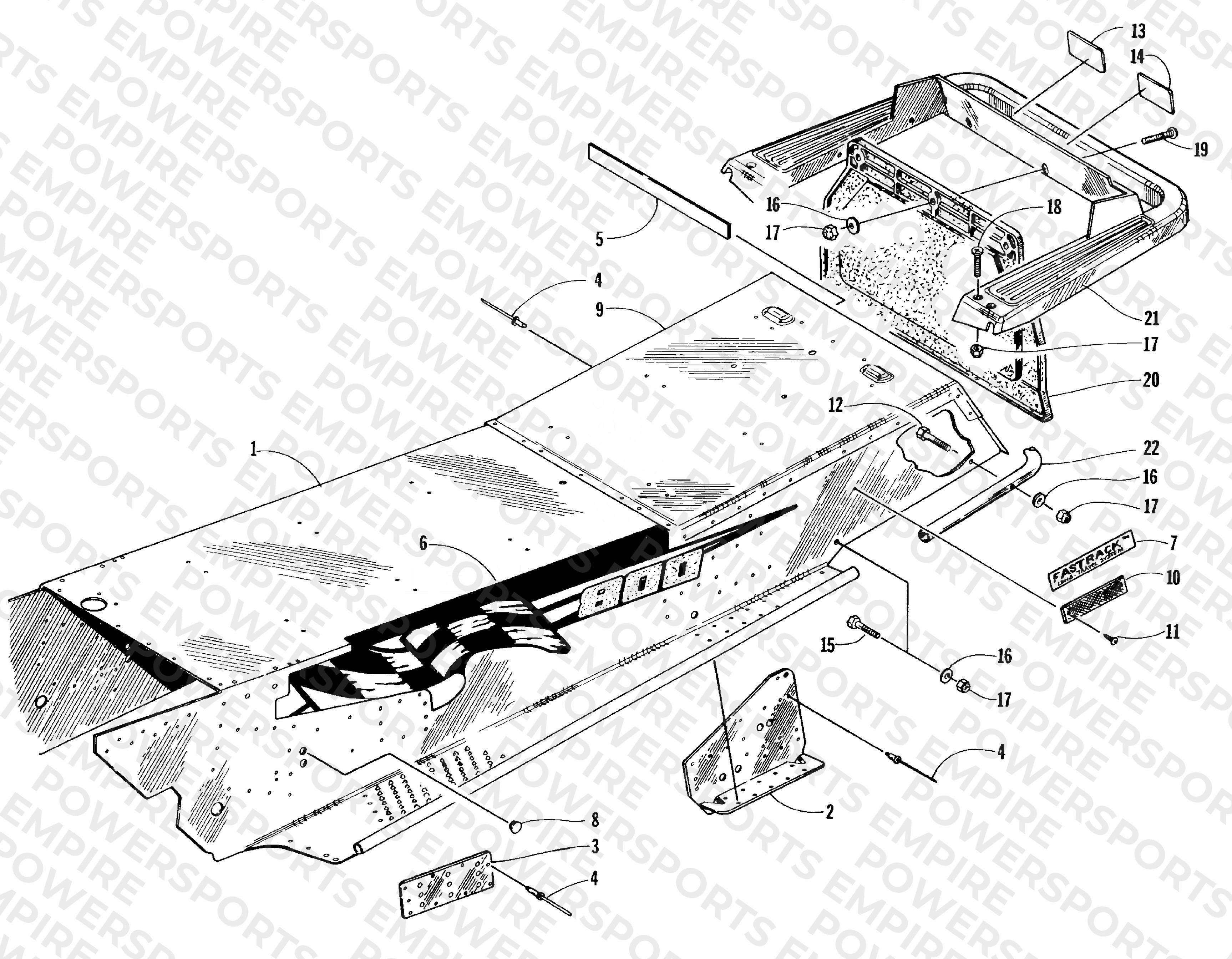 TUNNEL AND REAR BUMPER