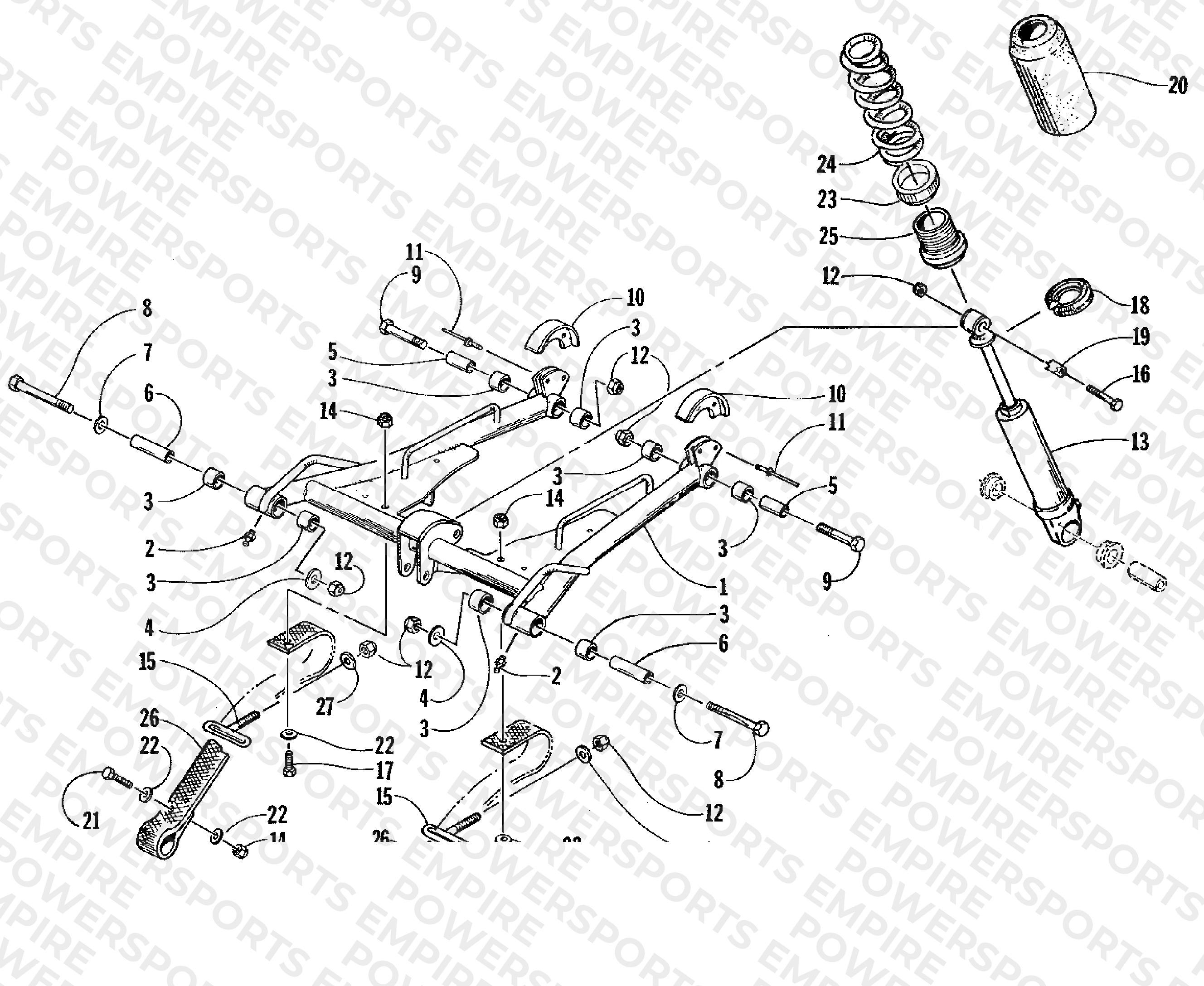 REAR SUSPENSION FRONT ARM ASSEMBLY