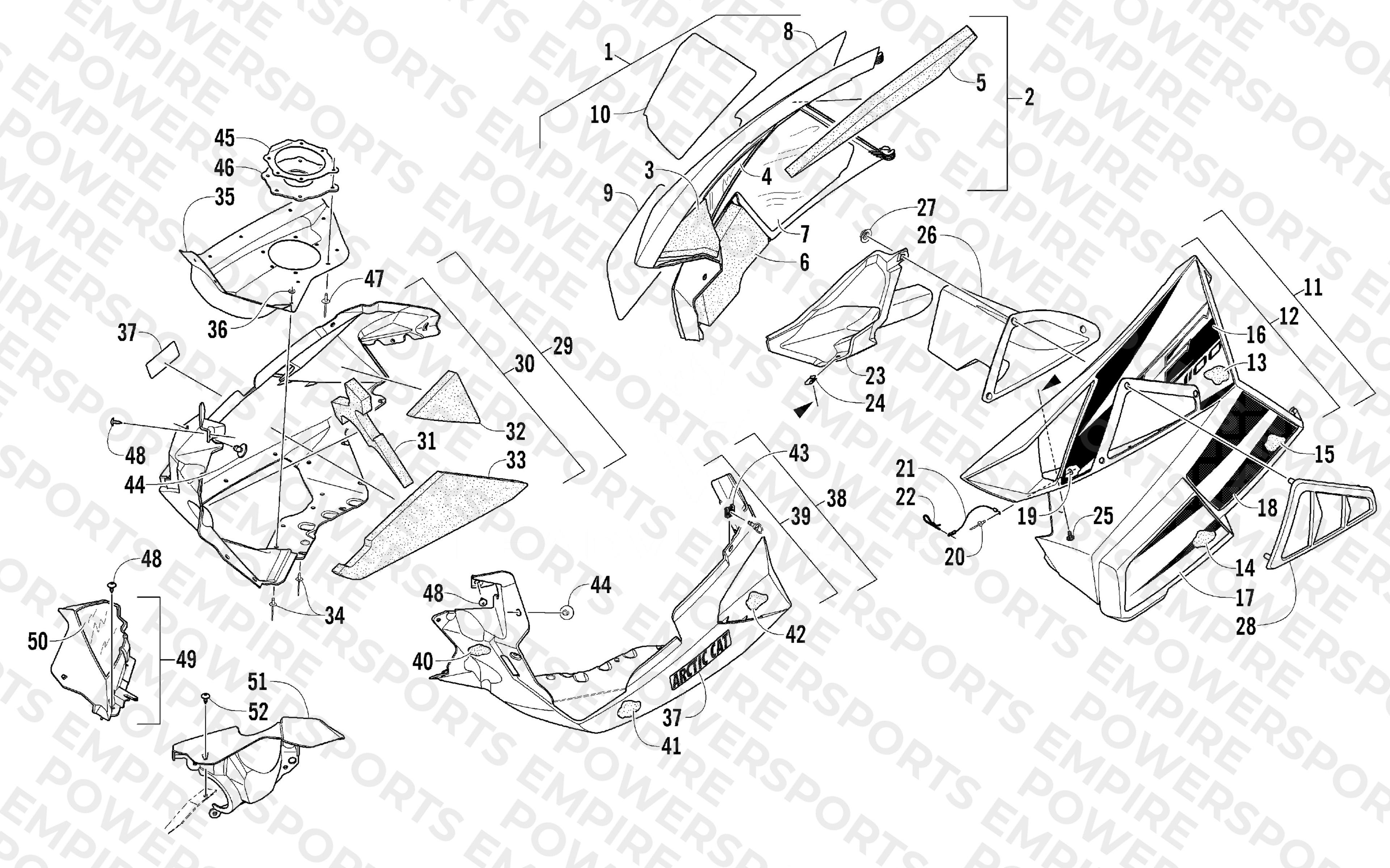 SKID PLATE AND SIDE PANEL ASSEMBLY