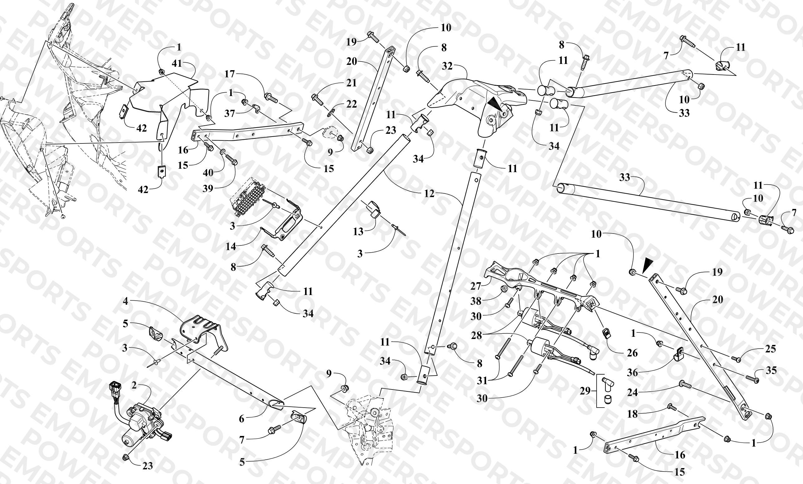 STEERING SUPPORT ASSEMBLY