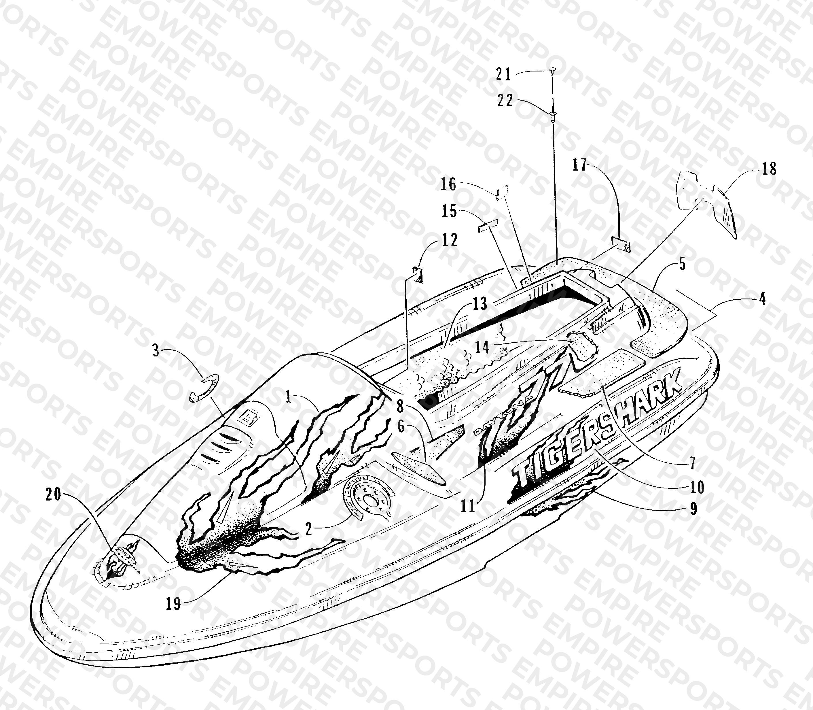 DECAL AND FOOTPAD ASSEMBLY
