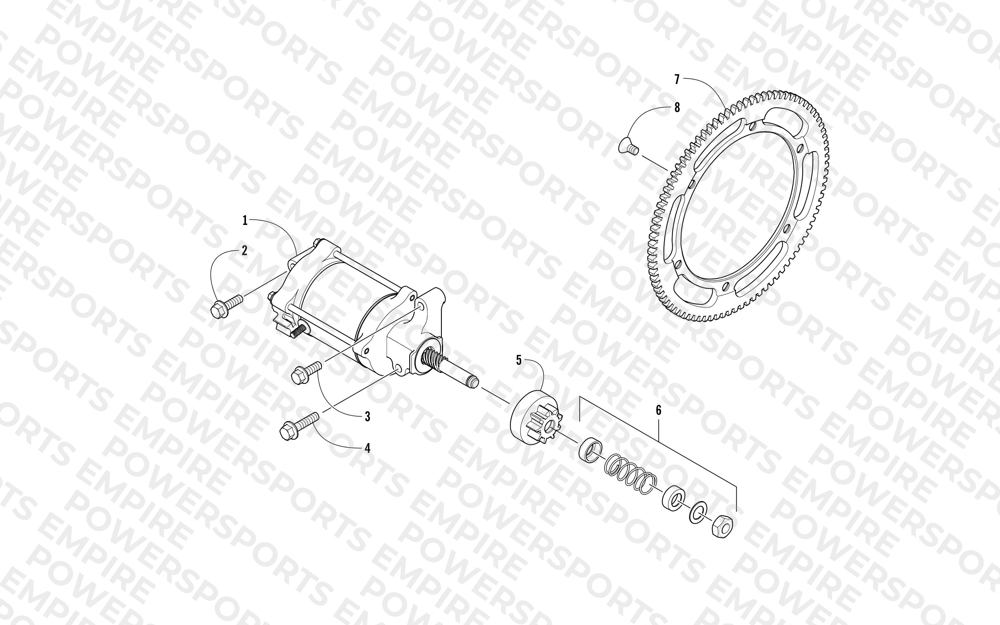 STARTER MOTOR ASSEMBLY