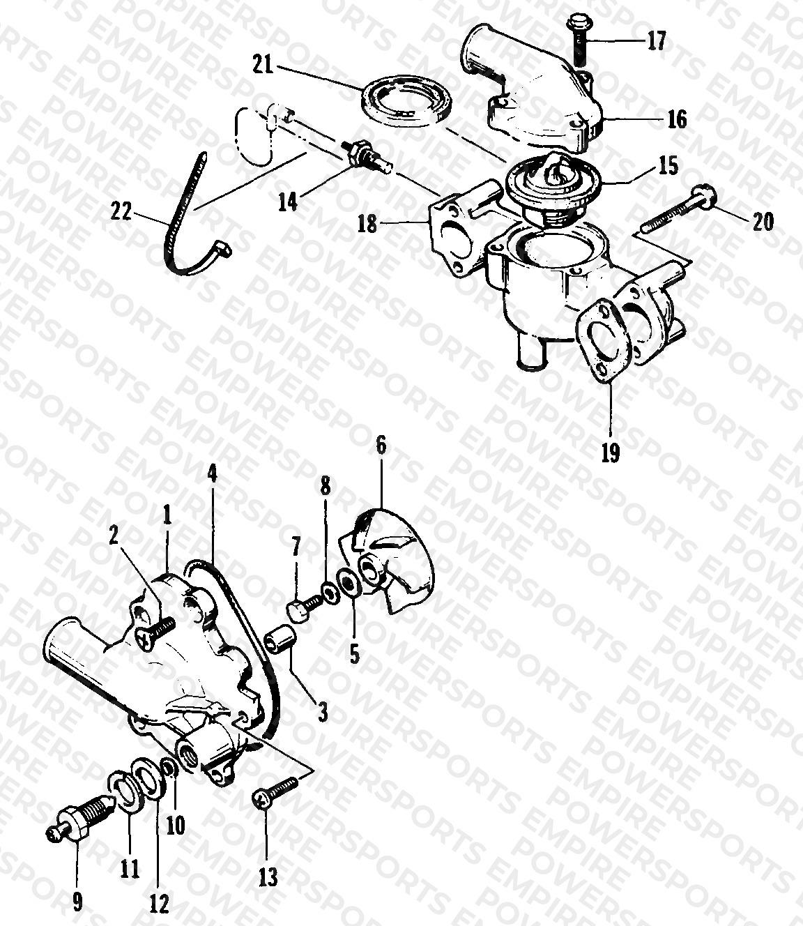 WATER PUMP/WATER MANIFOLD