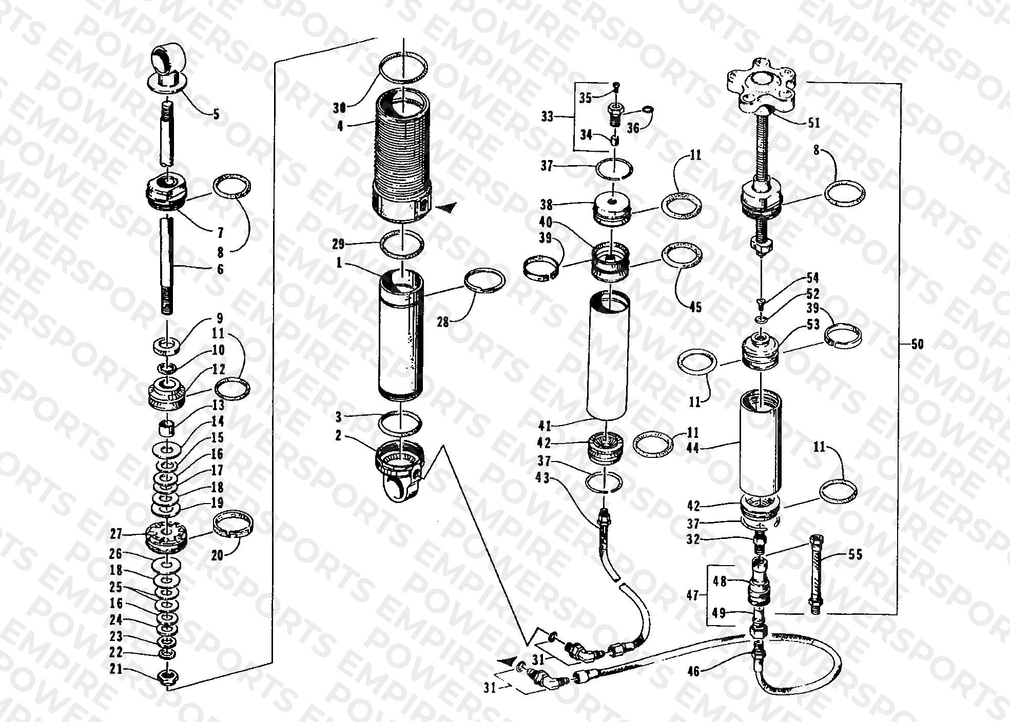 REAR SUSPENSION - FRONT ARM SHOCK ABSORBER