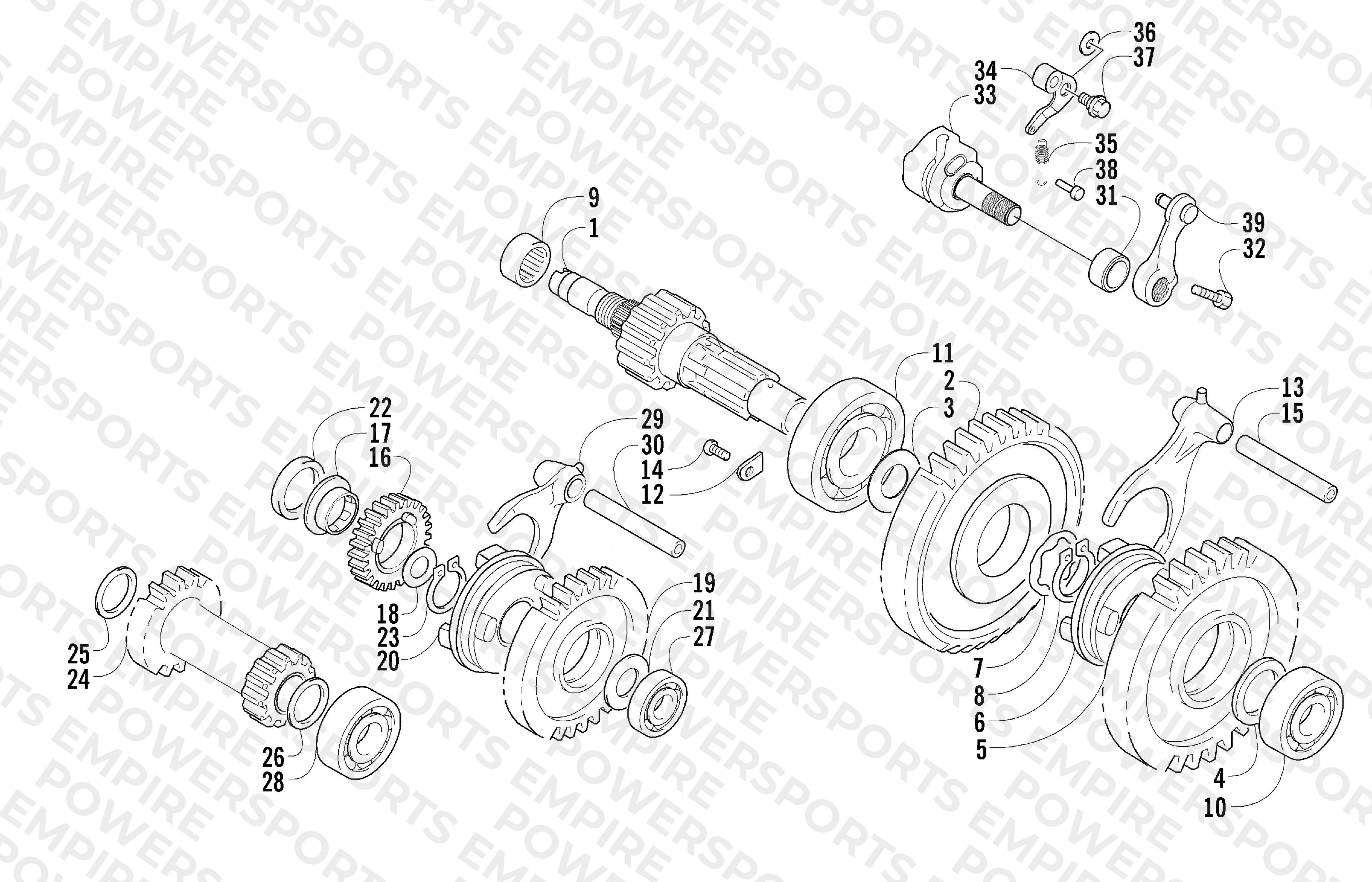 SECONDARY TRANSMISSION ASSEMBLY