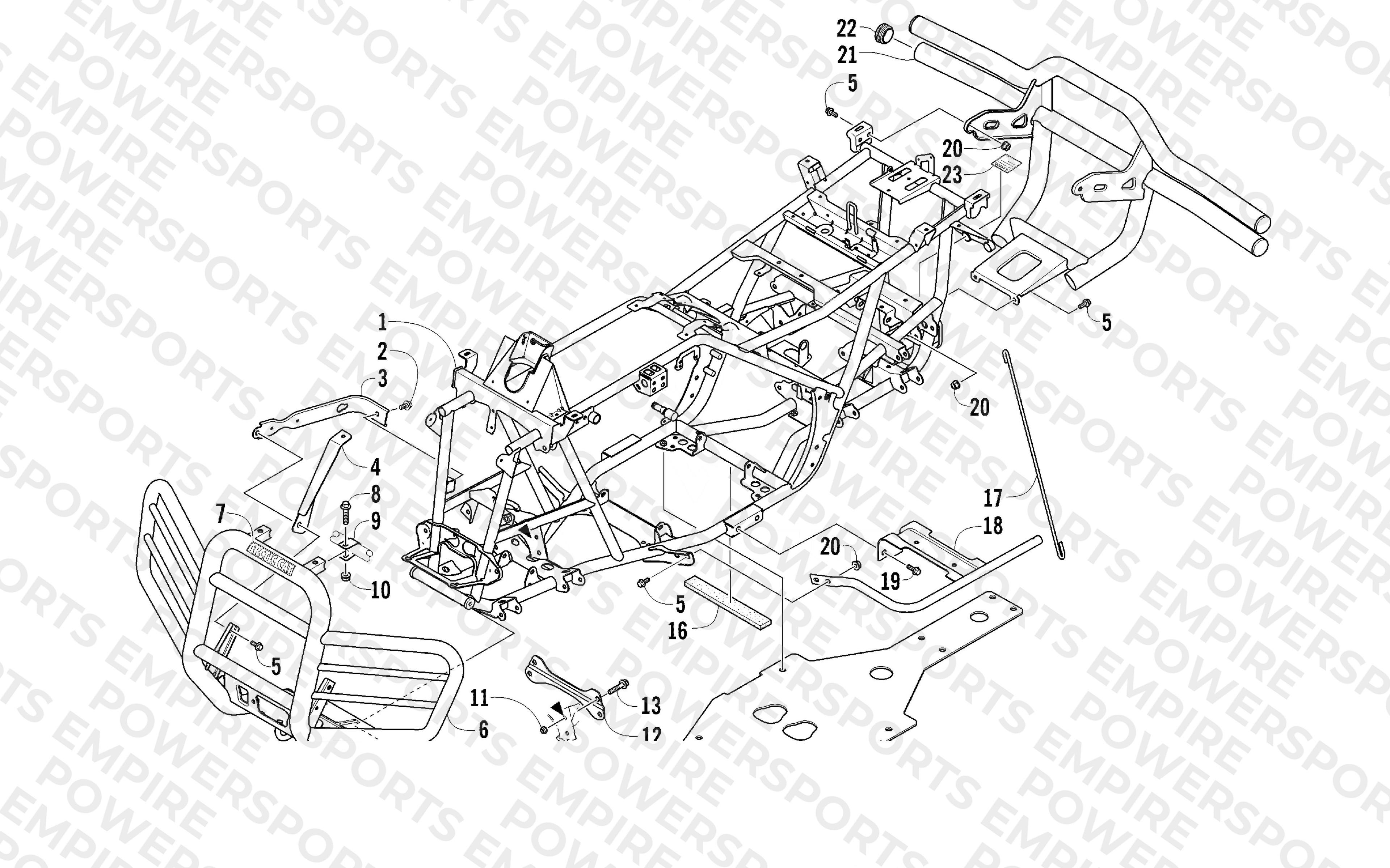 FRAME AND RELATED PARTS